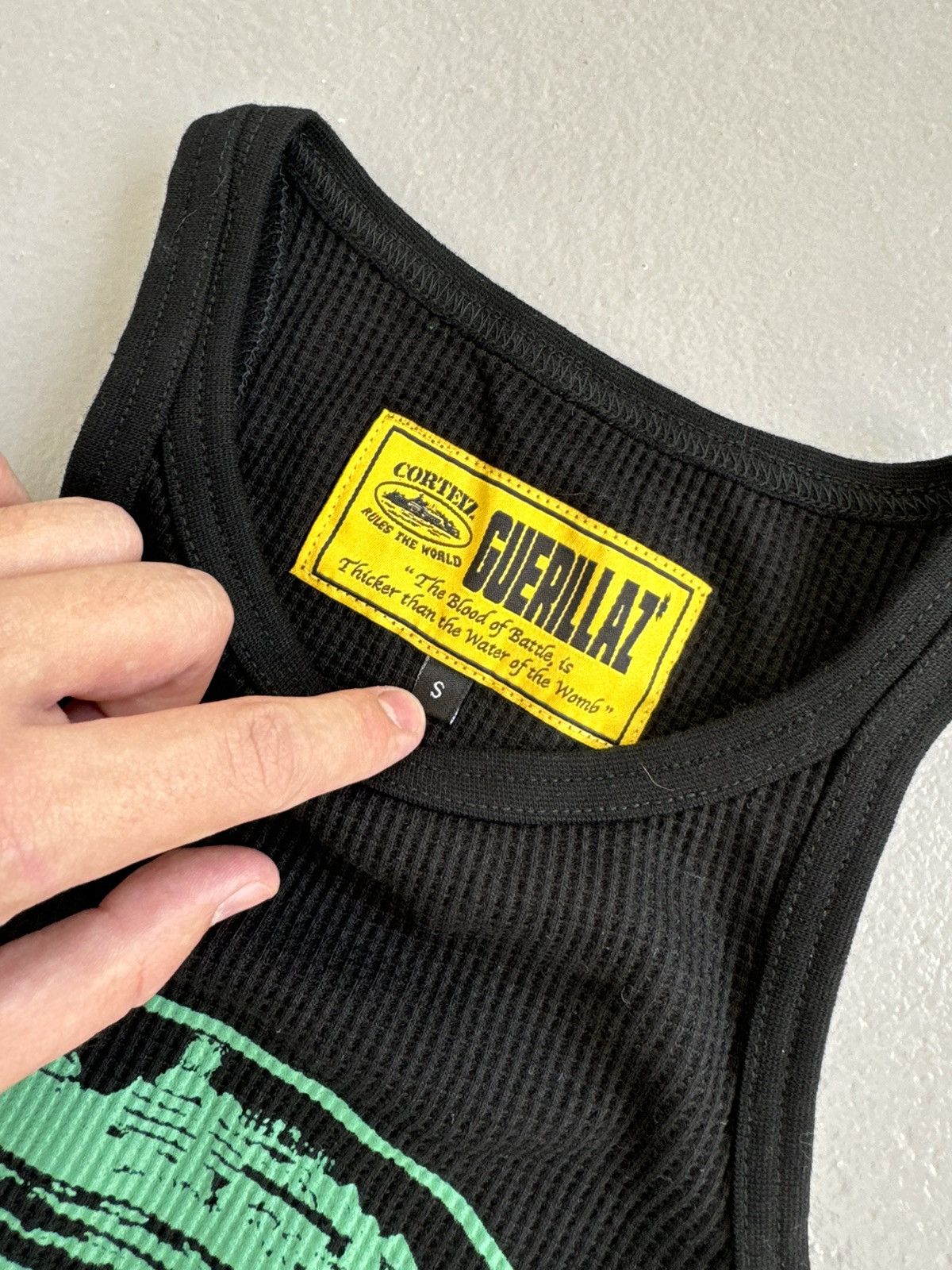 Corteiz Alcatraz Tank Top in Black Size S / US 4 / IT 40 - 3 Thumbnail