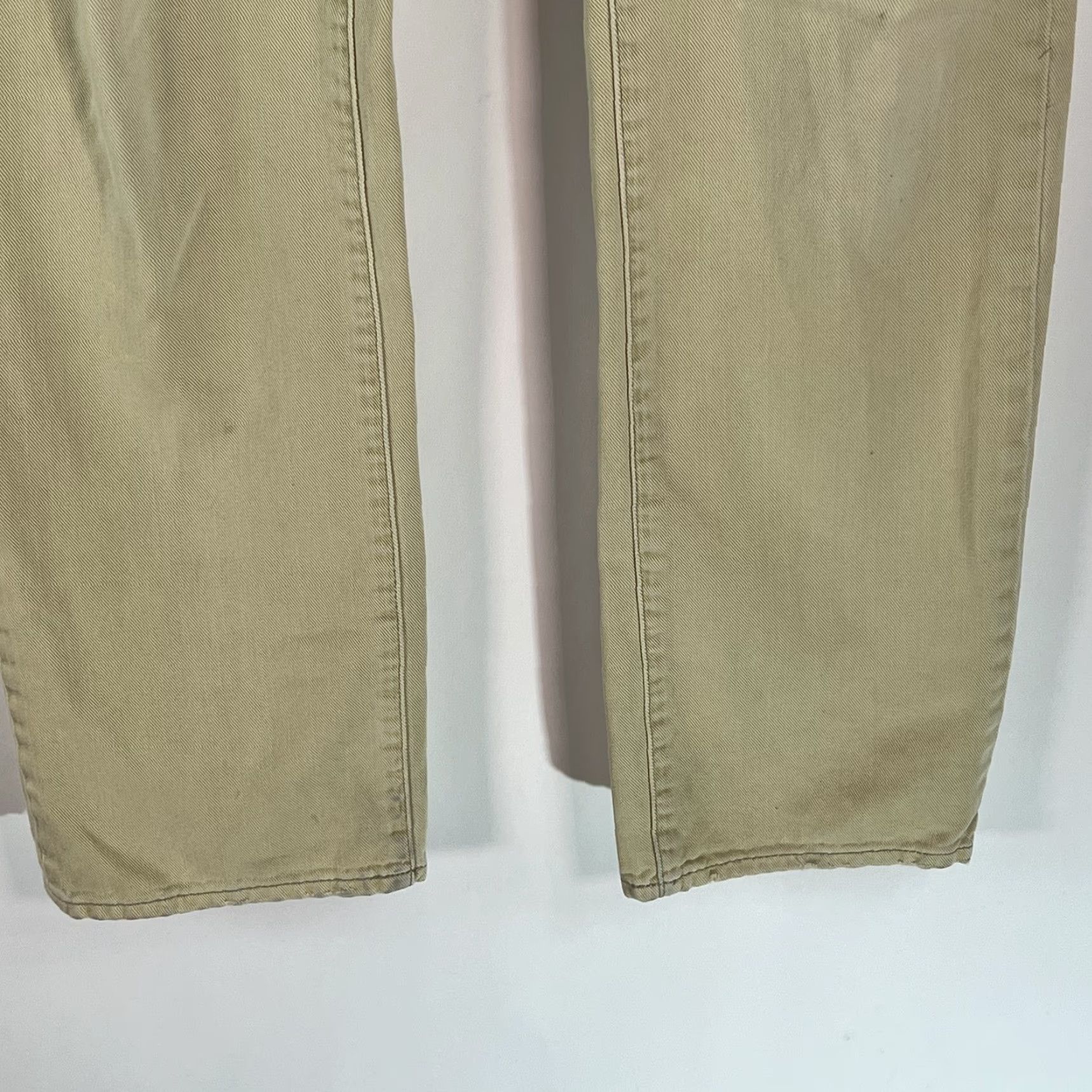 American Eagle Outfitters American Eagle Outfitters Mens Jeans Beige Denim Straight Leg Casual Size 32X34 Size US 32 / EU 48 - 6 Thumbnail
