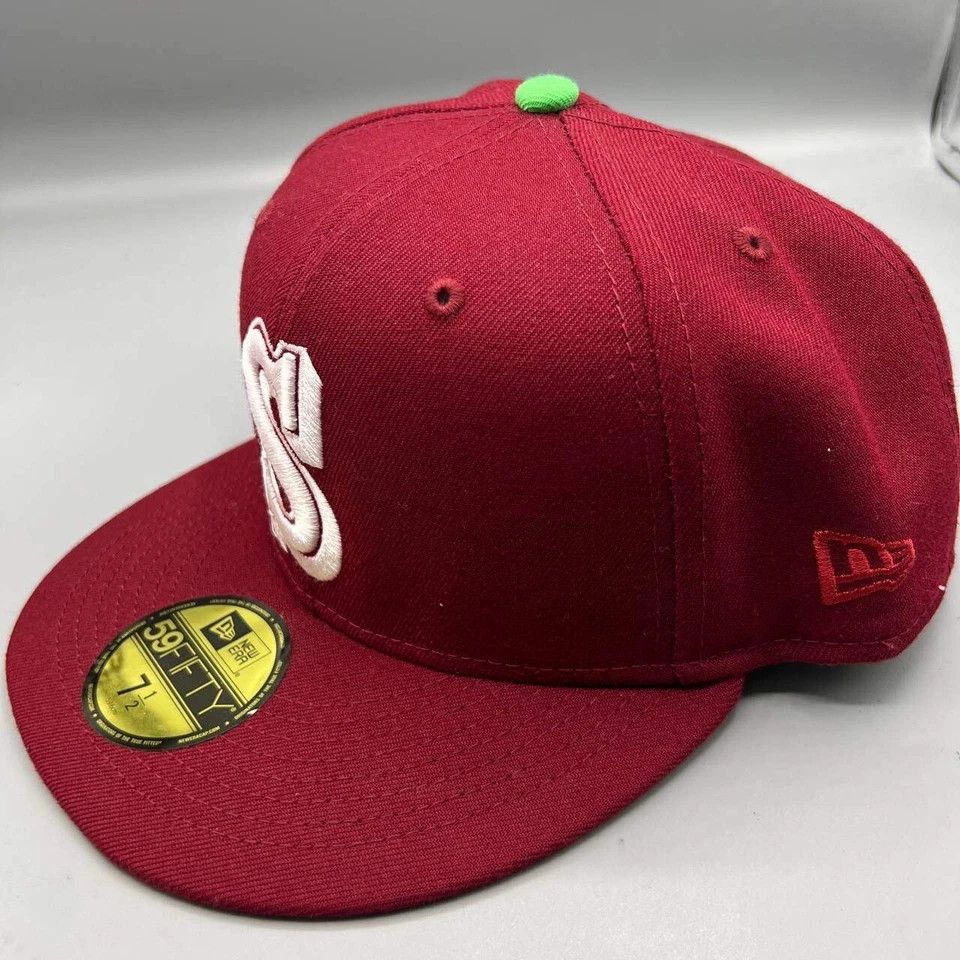 New Era Seattle Mariners Hat Men 7 1/2 59Fifty New Era Fitted Cap Size ONE SIZE - 4 Thumbnail
