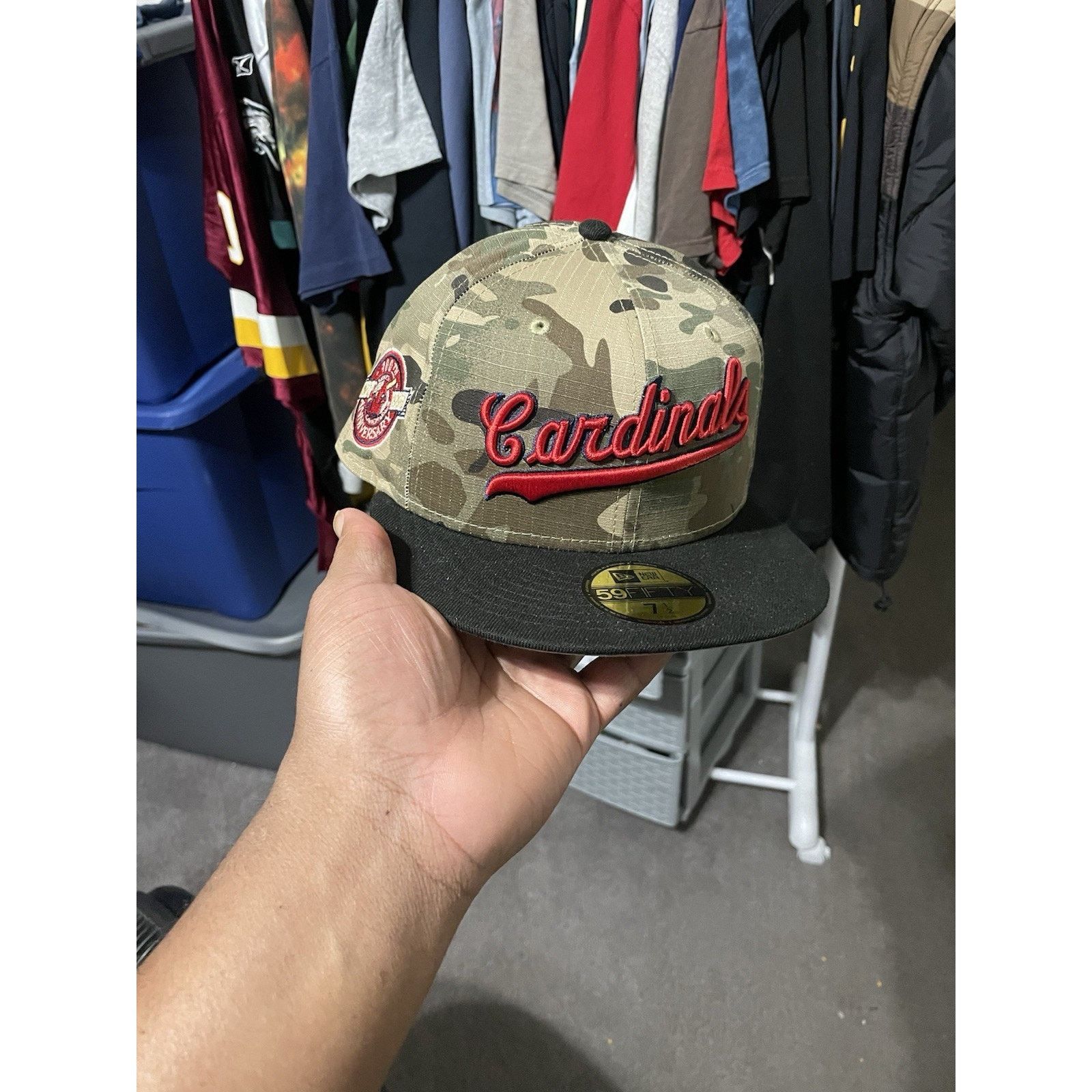 New Era Size 7 1/2- New Era St Louis Cardinals Camo 59Fifty Fitted Size ONE SIZE - 1 Thumbnail