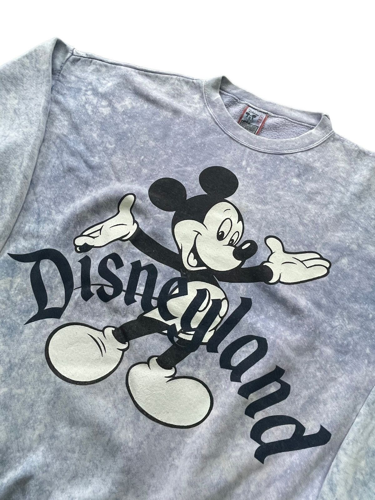 Disney Vintage Mickey Mouse Disneyland Bleached Sweatshirt Size US XXL / EU 58 / 5 - 4 Thumbnail