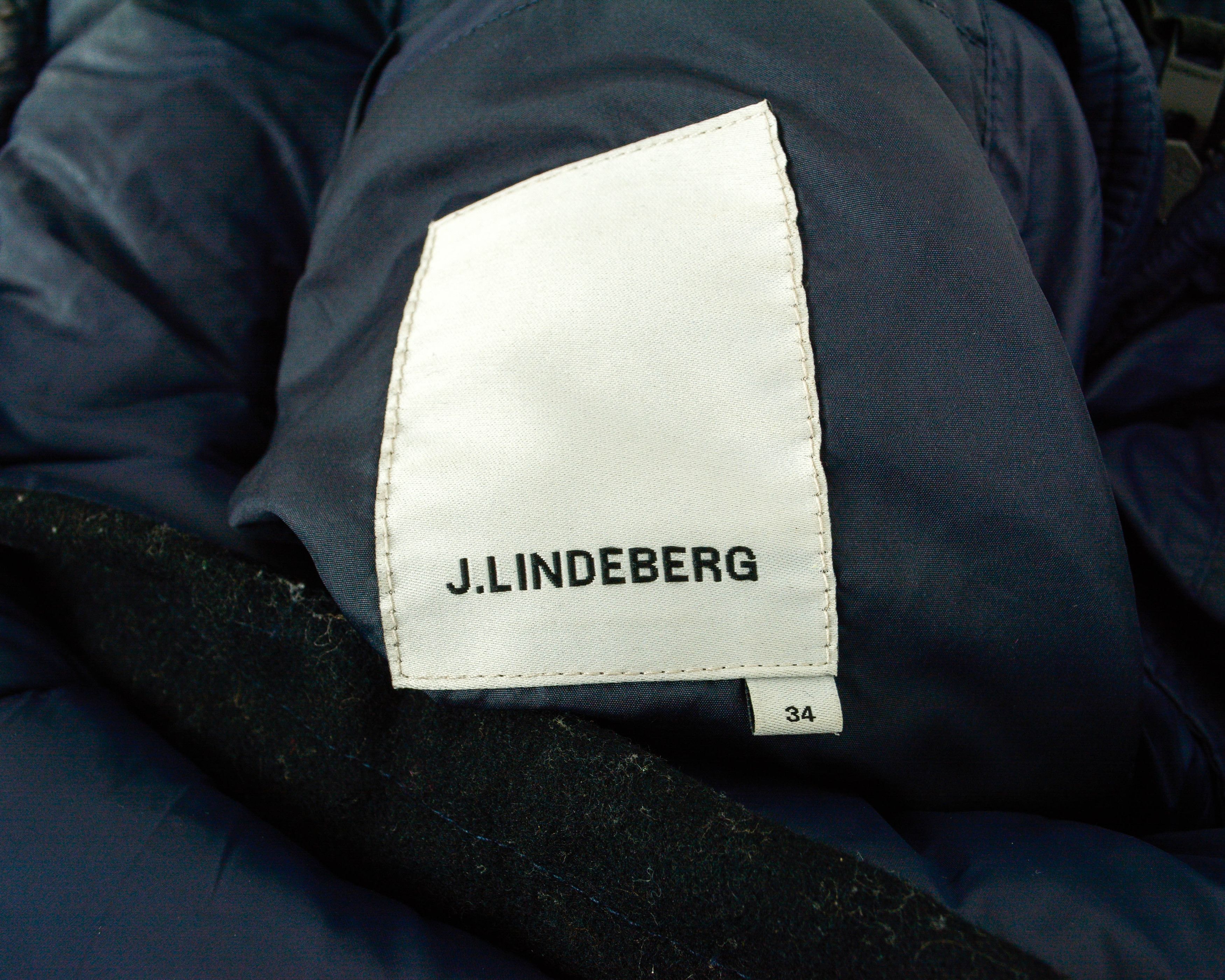 J.Lindeberg Women S Wool Down Long Coat Hooded Parka Padded Jacket Size S / US 4 / IT 40 - 4 Thumbnail