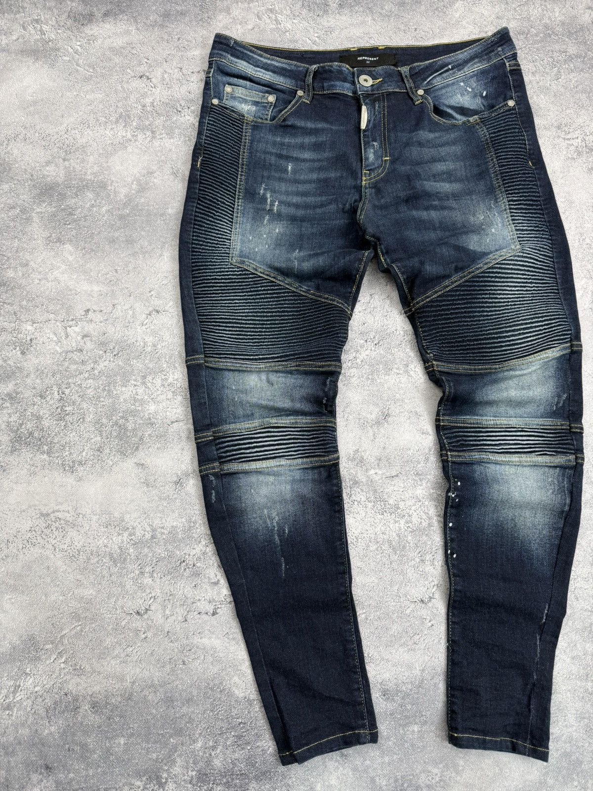Represent Clo. Represent Biker Jeans Denim Pants Size US 32 / EU 48 - 7 Thumbnail