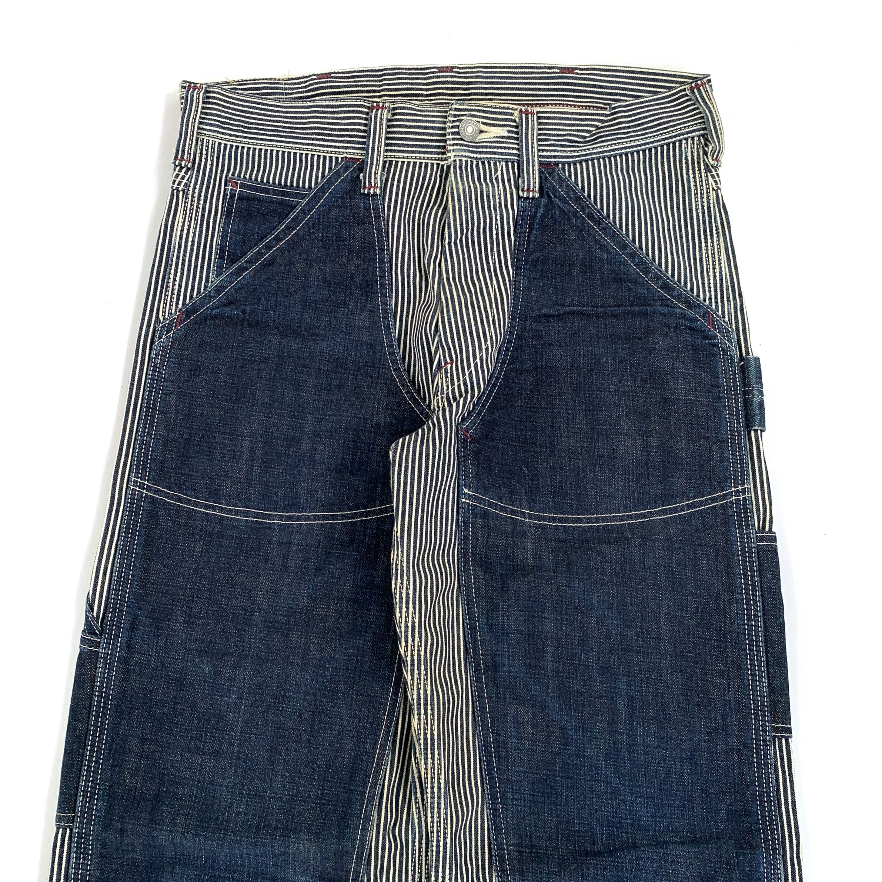 EIGHT-G Vintage Eight-G Hickory Carpenter Double Knee Pants Size US 31 - 4 Thumbnail