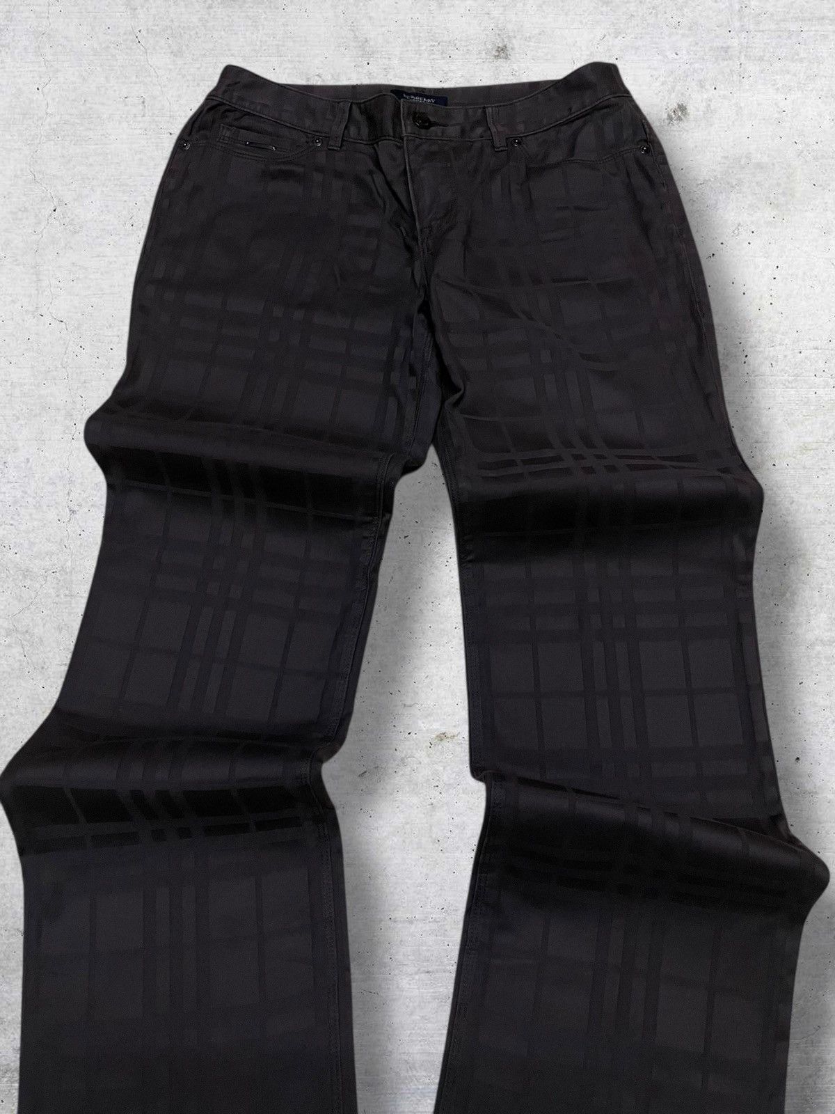 Burberry VINTAGE BURBERRY DESIGNER 90S OG CHECKERED STREET PANT STYLE Size US 29 - 4 Thumbnail