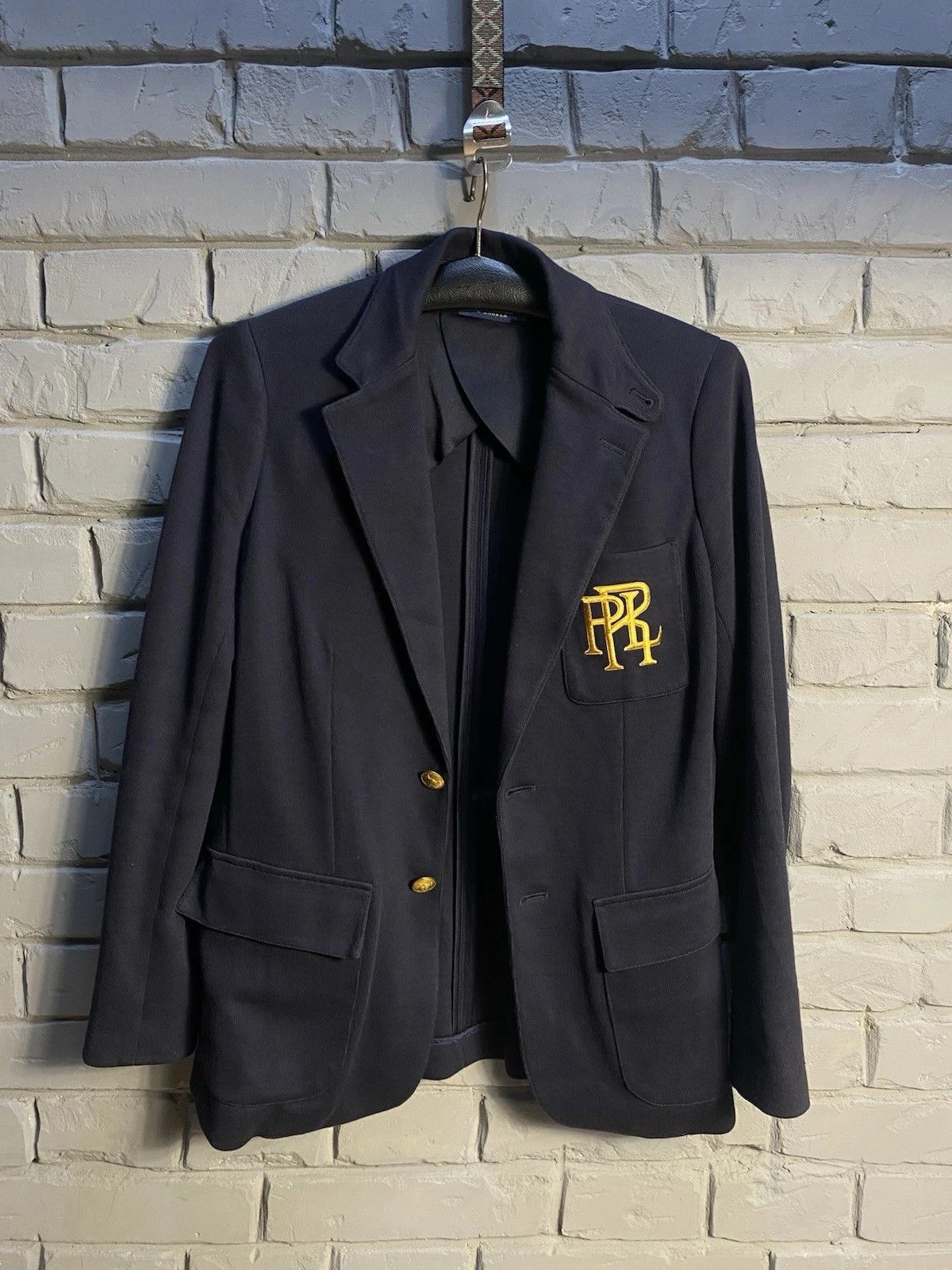 Polo Ralph Lauren Polo Ralph Lauren navy casual blazer light jacket women sz 8 Size M / US 6-8 / IT 42-44 - 1 Thumbnail