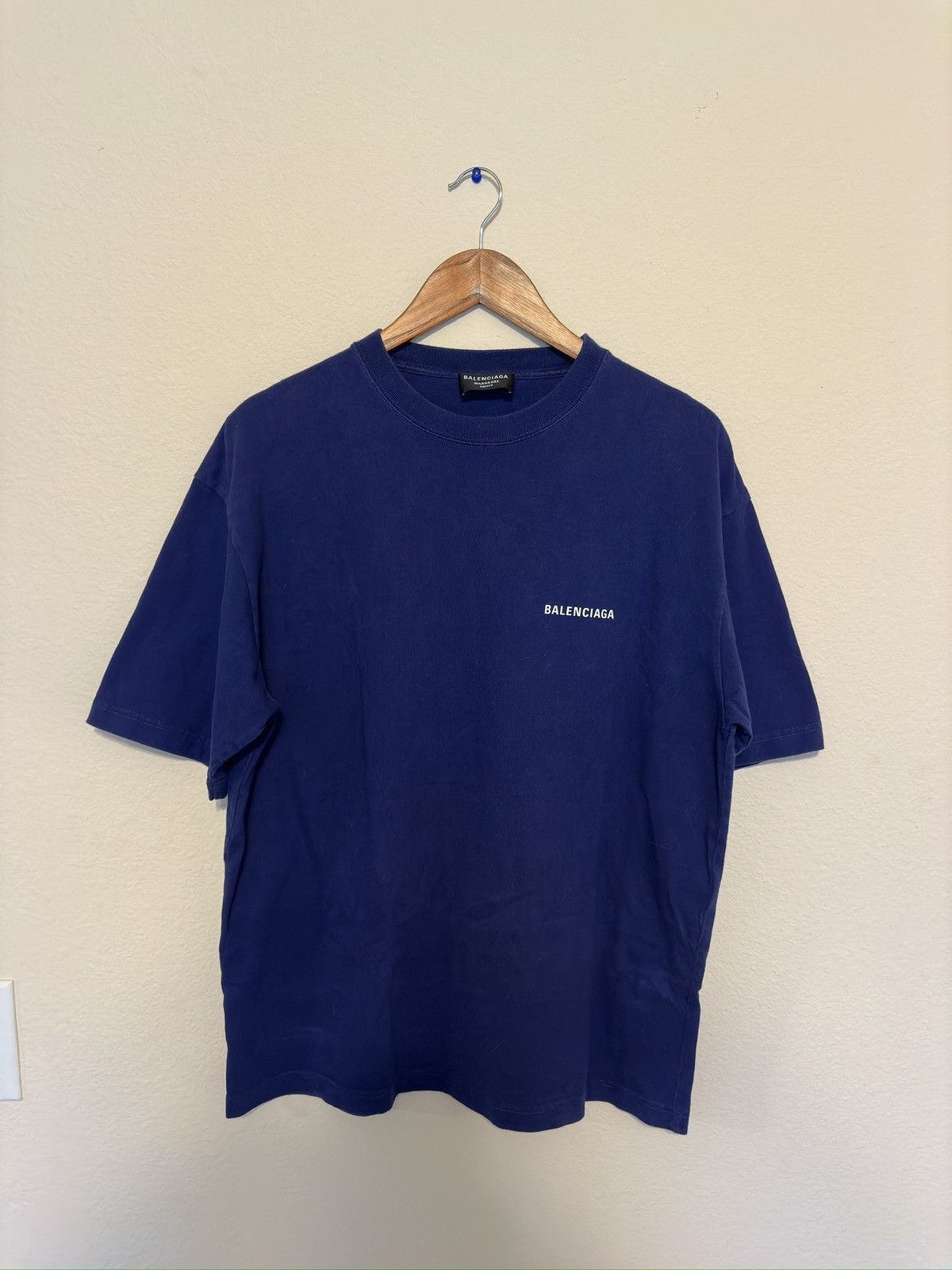 Balenciaga Balenciaga Logo Shirt Size US S / EU 44-46 / 1 - 1 Thumbnail