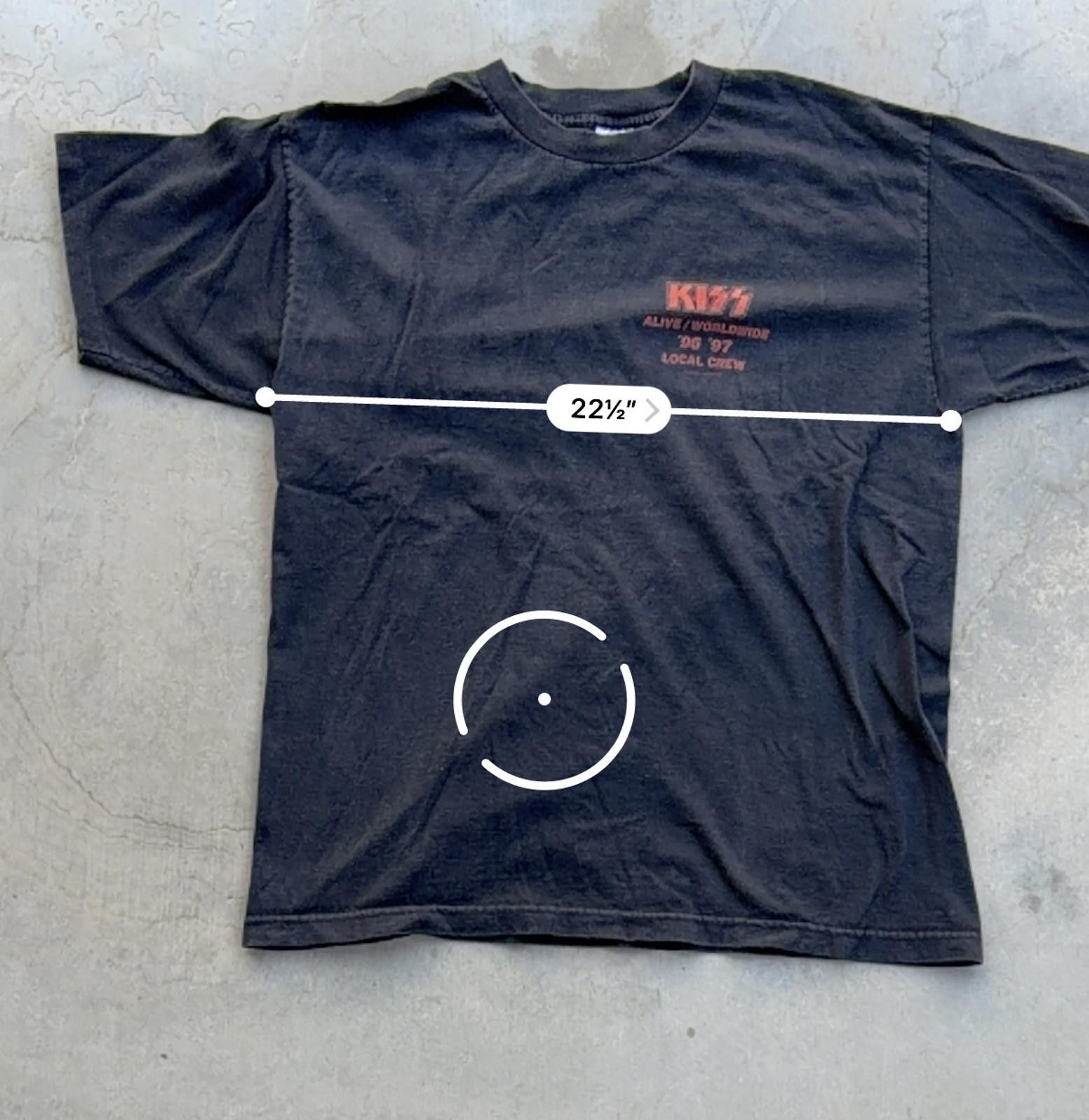 Other Vintage KISS Alive Worldwide 96 97 Local Crew Tour Tee XL Size US XL / EU 56 / 4 - 5 Thumbnail