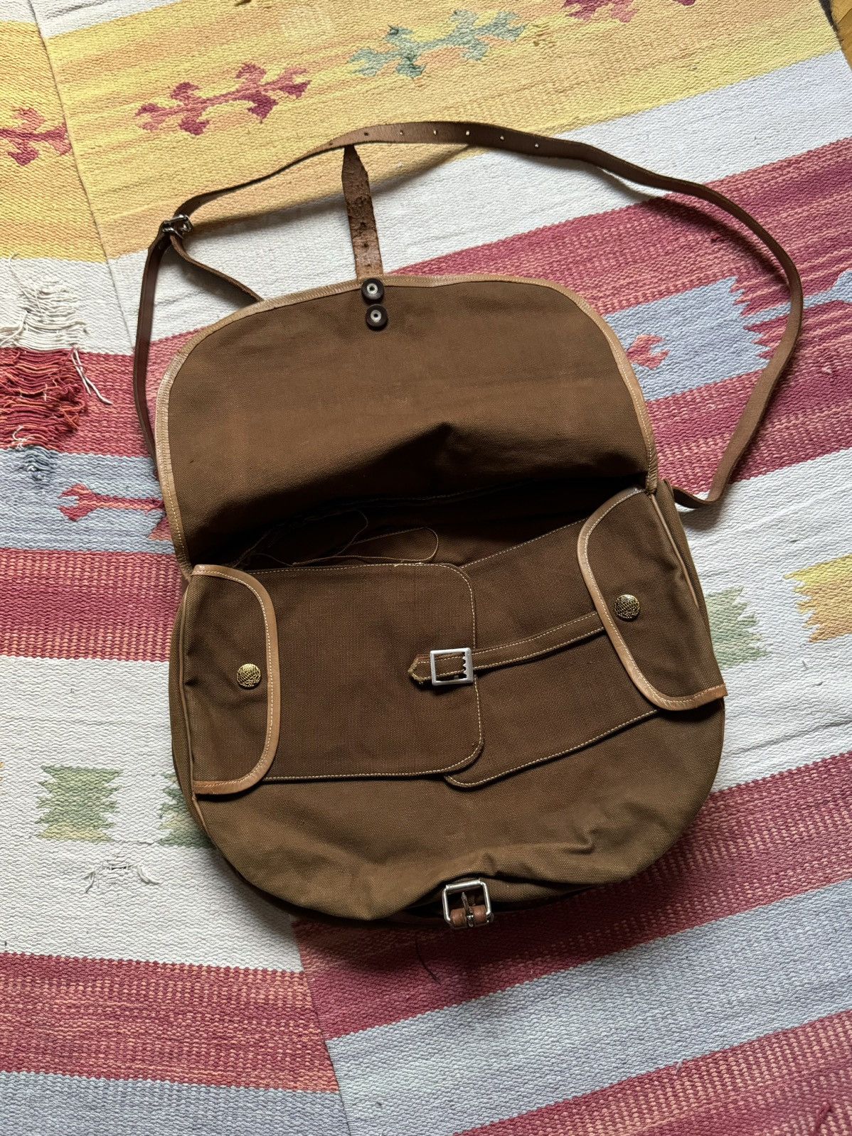 Vintage Vintage 60-70’s Brown Canvas Shoulder Bag Size ONE SIZE - 8 Thumbnail