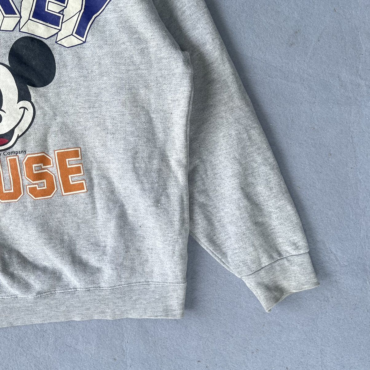 Disney Vintage Disney Mickey Mouse Sweatshirt 90s Grey Crewneck Size US M / EU 48-50 / 2 - 3 Thumbnail