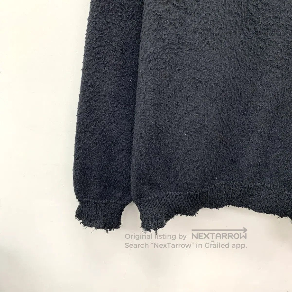 Balenciaga Black Turtleneck Sweater with XXXL Graphic. Size US L / EU 52-54 / 3 - 4 Thumbnail