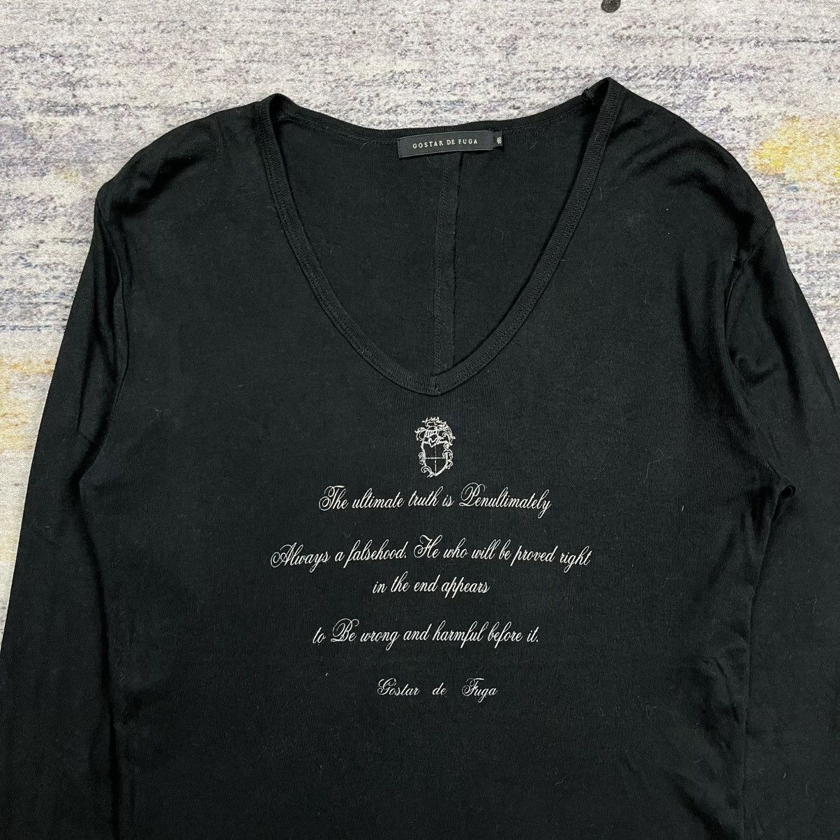 GOSTAR DE FUGA Gostar de fuga poem long sleeve shirt vkei lgb kmrii style Size US S / EU 44-46 / 1 - 2 Thumbnail
