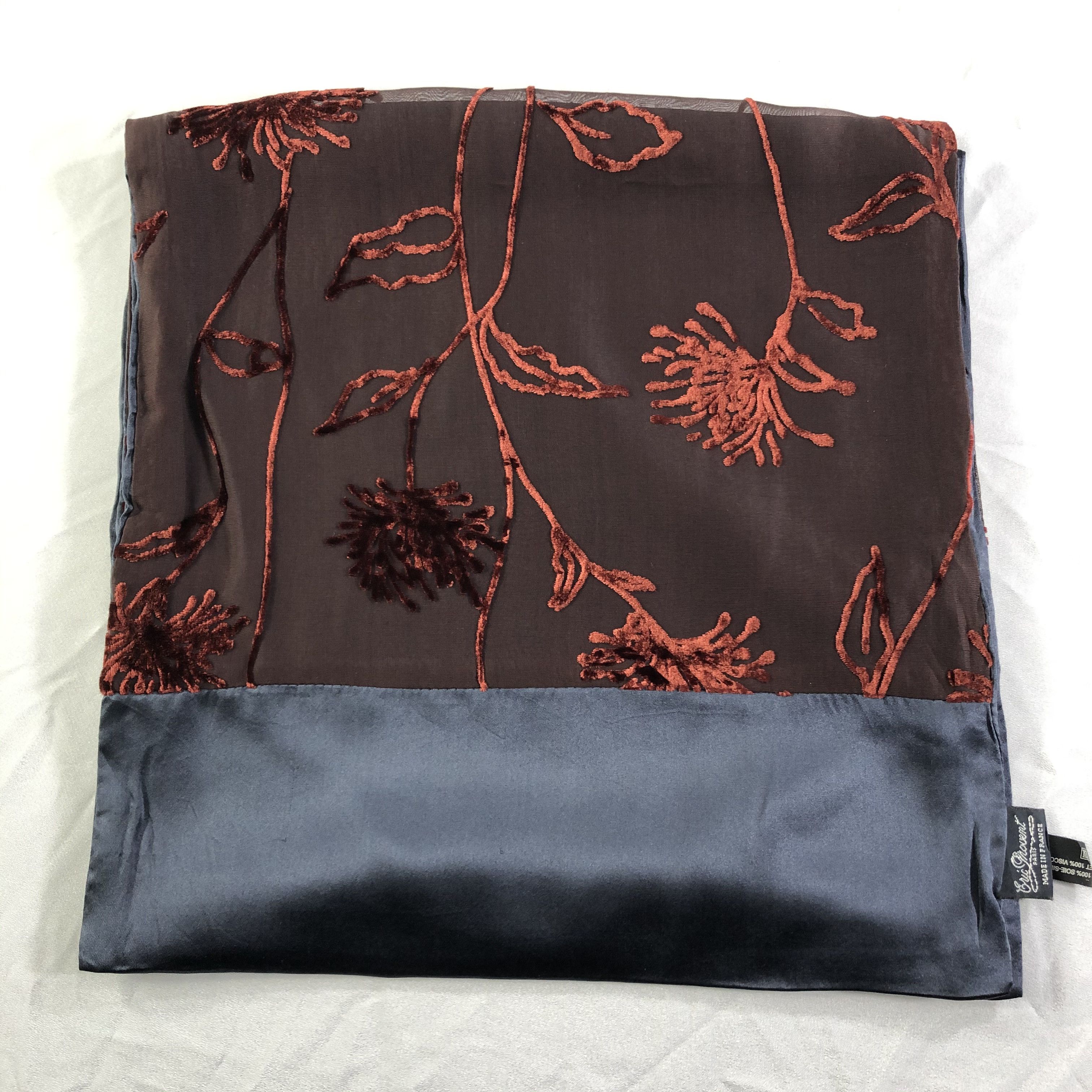 Vintage Vintage Eric Provent Silk Scarf Size ONE SIZE - 2 Thumbnail