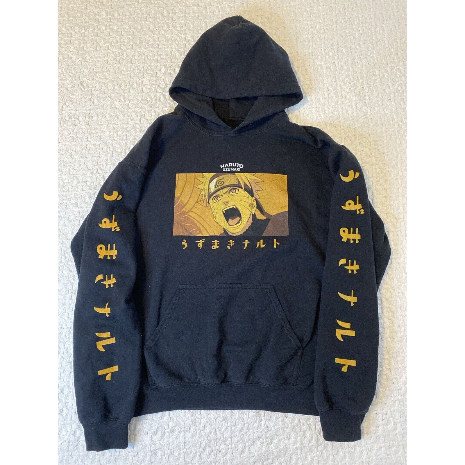 (di)vision Naruto Uzumaki Black Hoodie Japanese Anime Men’s Small Size US S / EU 44-46 / 1 - 3 Thumbnail