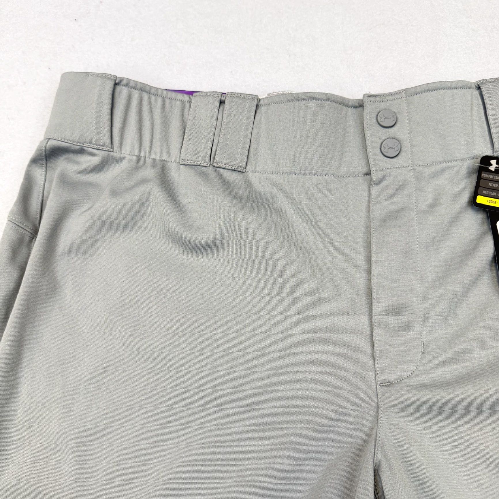 Under Armour Under Armour Pants Mens 2XL Gray HeatGear Baseball Relaxed Fit Stretch Athletic Pants Size US 39 - 4 Thumbnail