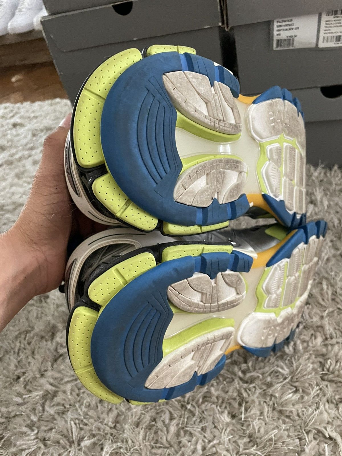 Balenciaga Balenciaga Track Metallic Multi Color Size US 13 / EU 46 - 8 Thumbnail