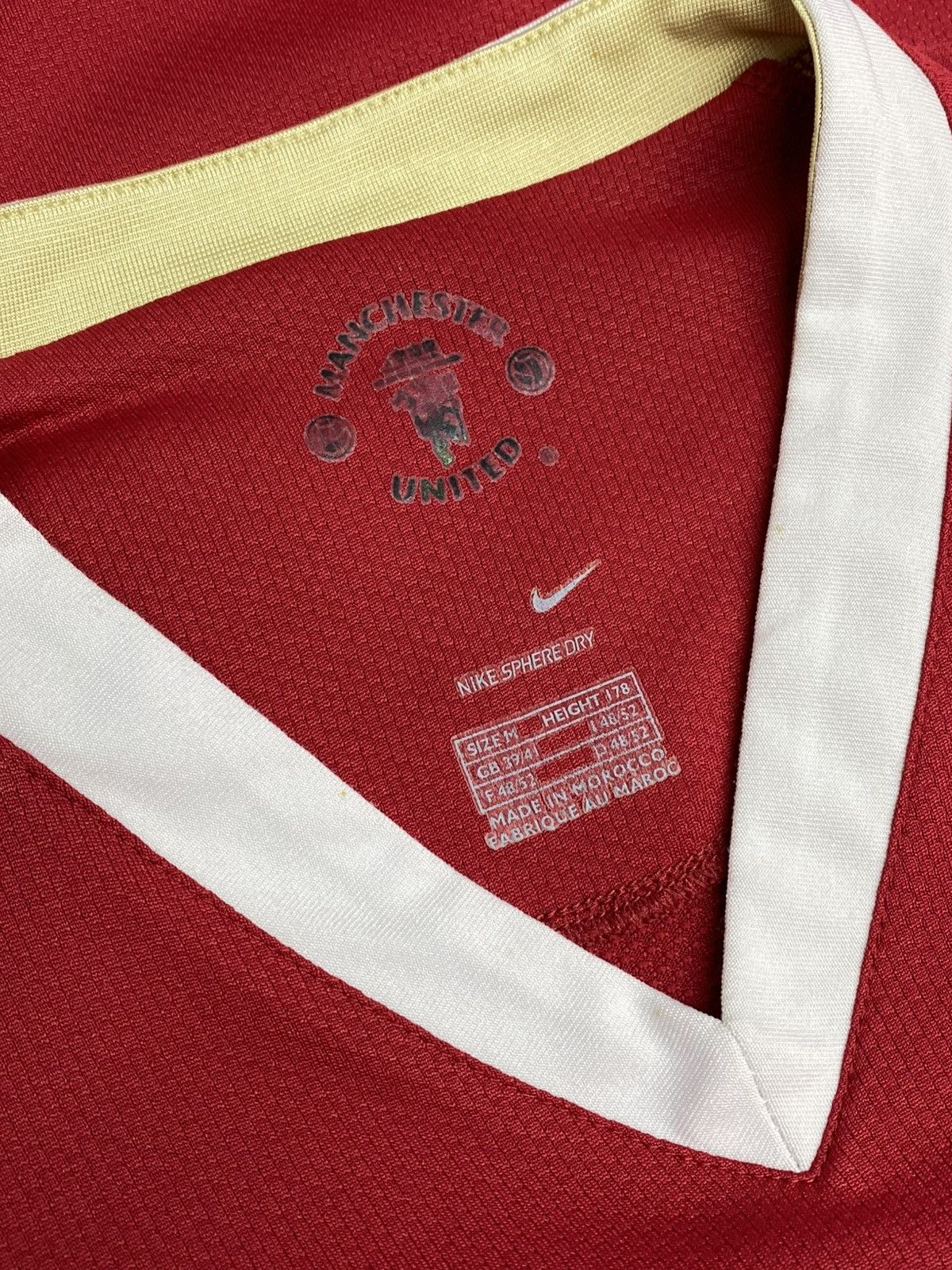 Nike Nike Manchester United 2006/07 Home Football Shirt Jersey Size US M / EU 48-50 / 2 - 15 Thumbnail