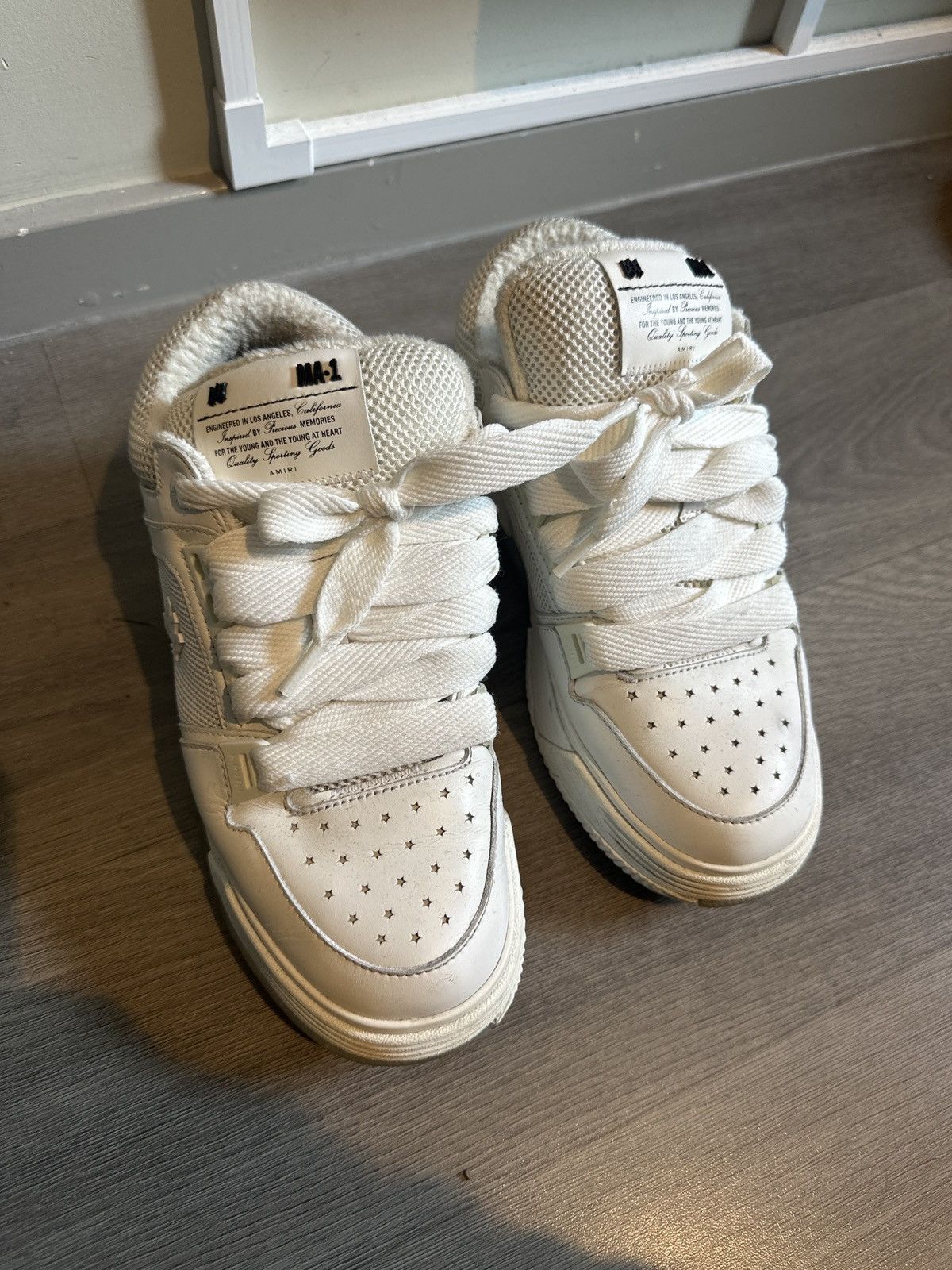 Amiri Amiri MA-1 White Sneakers Size US 9 / EU 42 - 8 Thumbnail