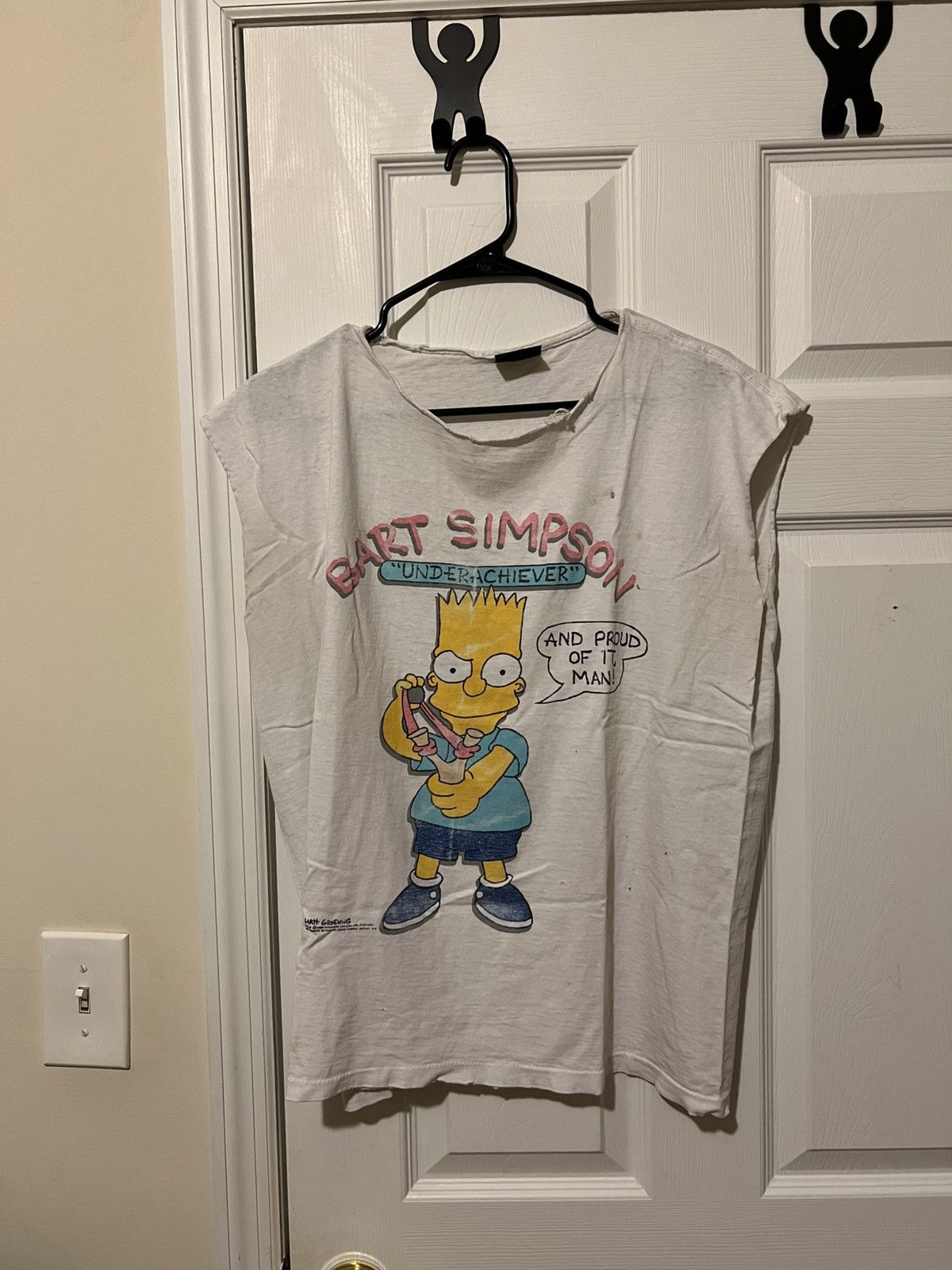 Changes Vintage Bart Simpson sleeveless shirt Size US XL / EU 56 / 4 - 1 Thumbnail
