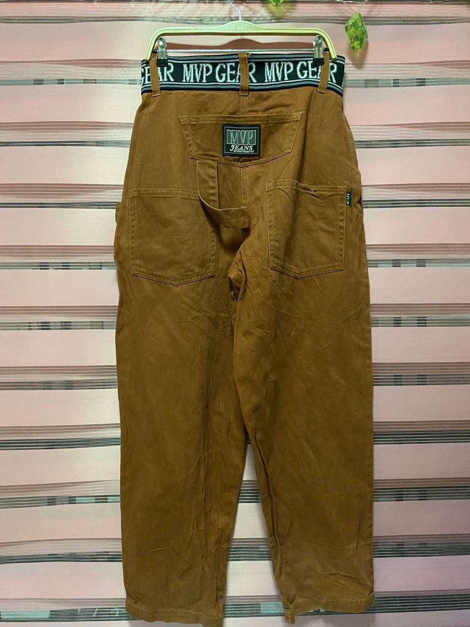 Japanese Brand MVP jeans hip hop street (baggy) Size US 33 - 1 Thumbnail