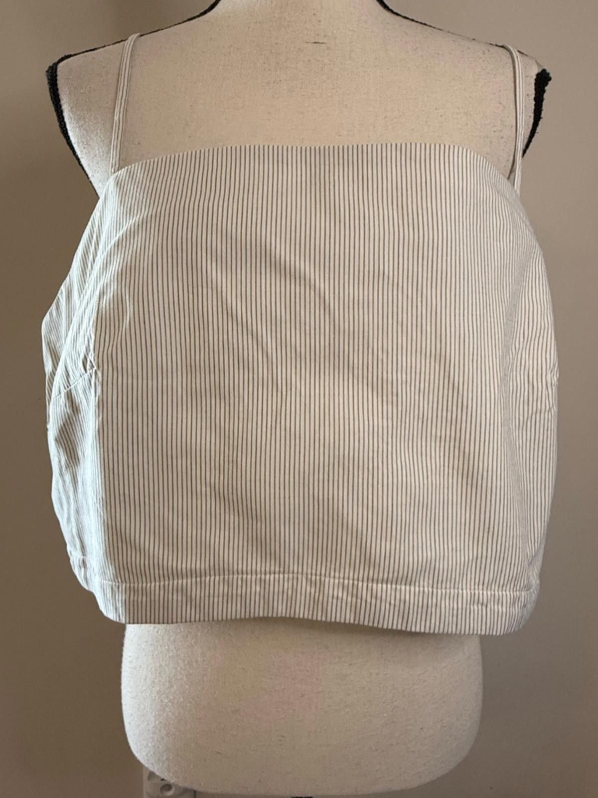 Other Banana Republic Factory preppy striped cropped top SZ XL Size XL / US 12-14 / IT 48-50 - 1 Thumbnail