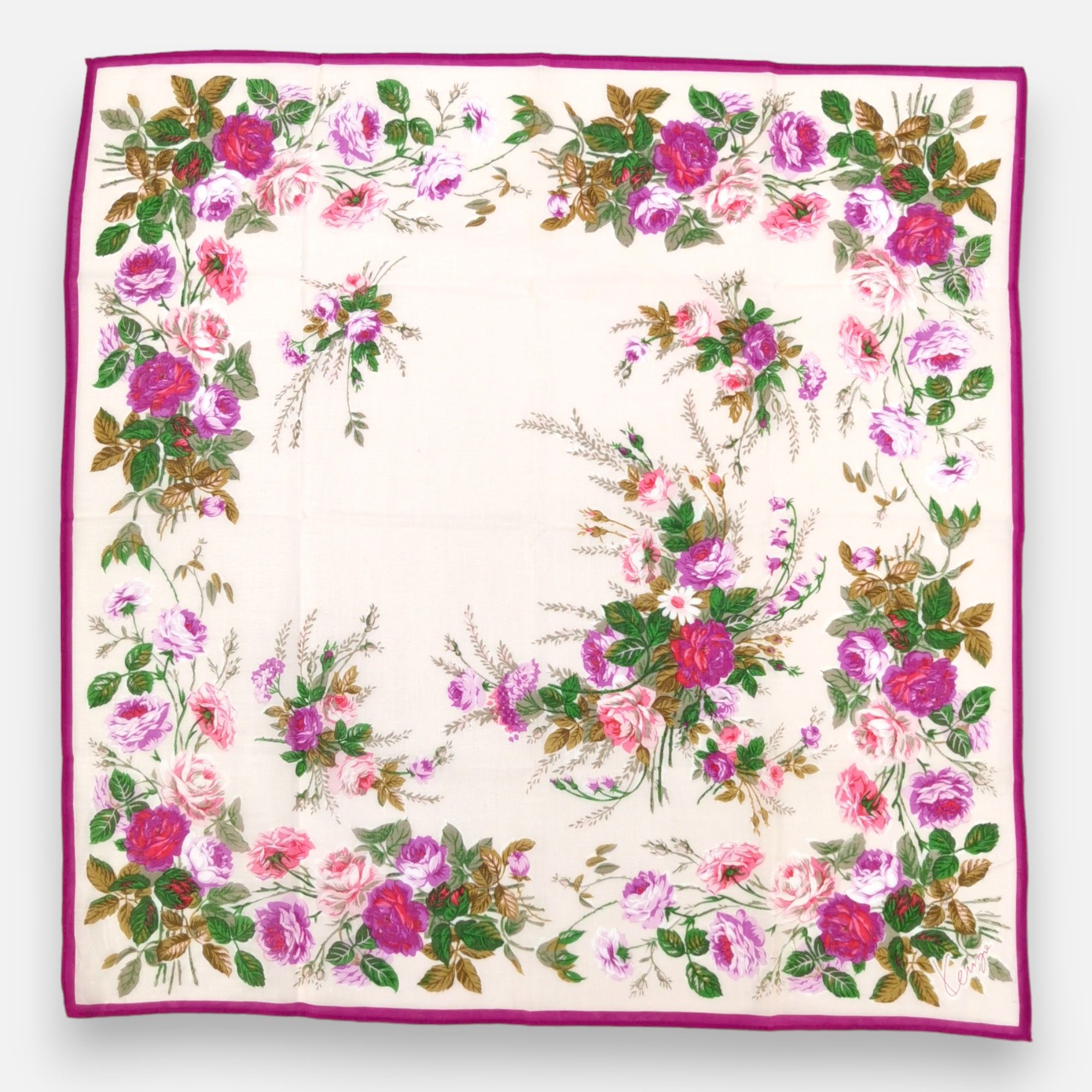 Kenzo Vintage Kenzo Handkerchief Neckerchief Bandana Size ONE SIZE - 3 Thumbnail