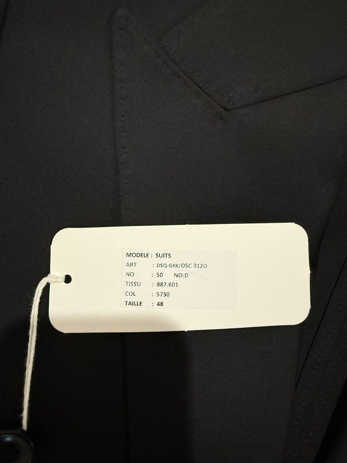 Vitale Barberis Canonico Brand New Vitale Barberis Canonico Black Wool Suit Size 40R - 5 Thumbnail