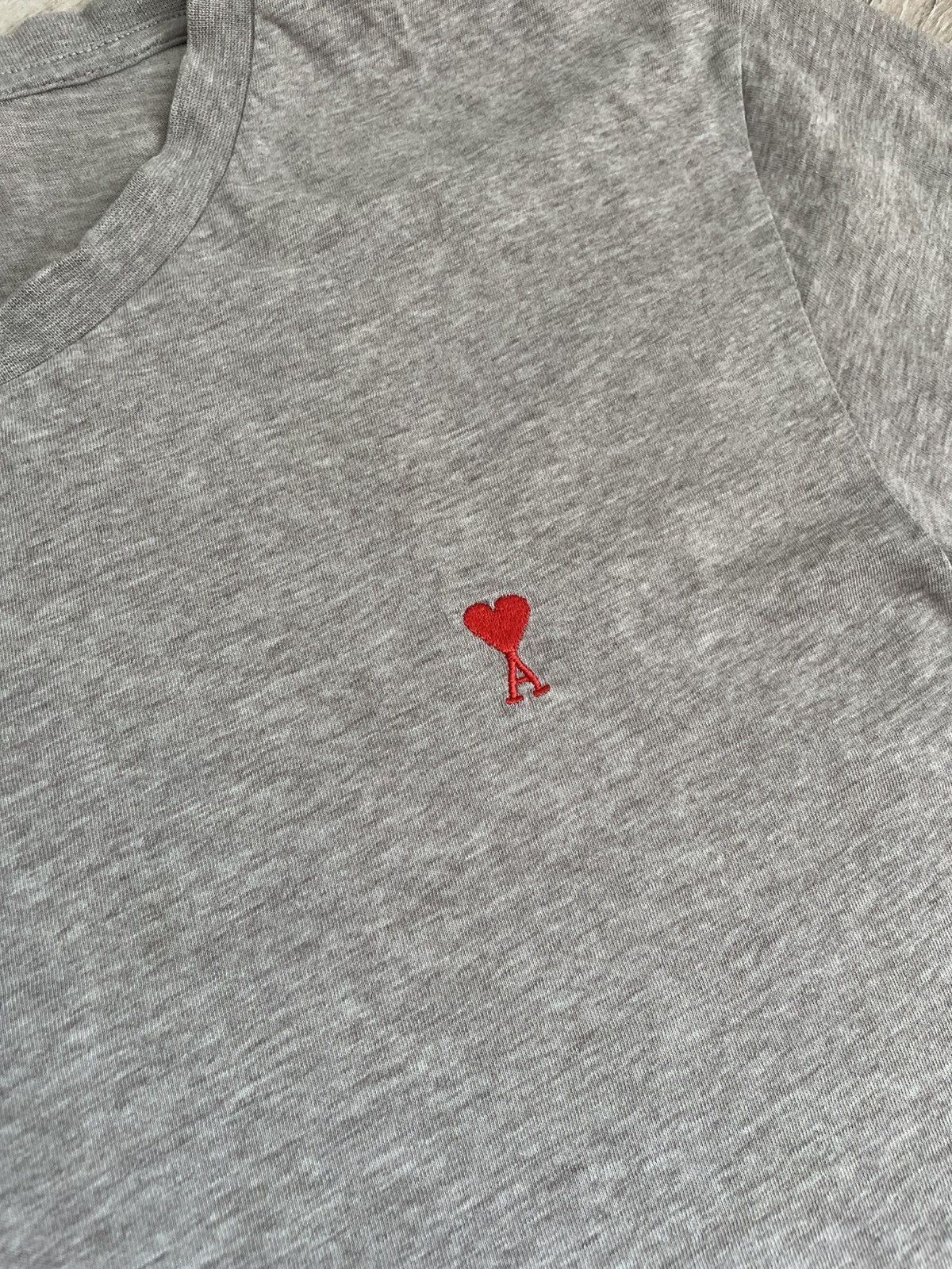 AMI × Designer AMI Paris T-shirt Small Logo A Heart Hypebeast Distresed y2k Size L / US 10 / IT 46 - 6 Thumbnail