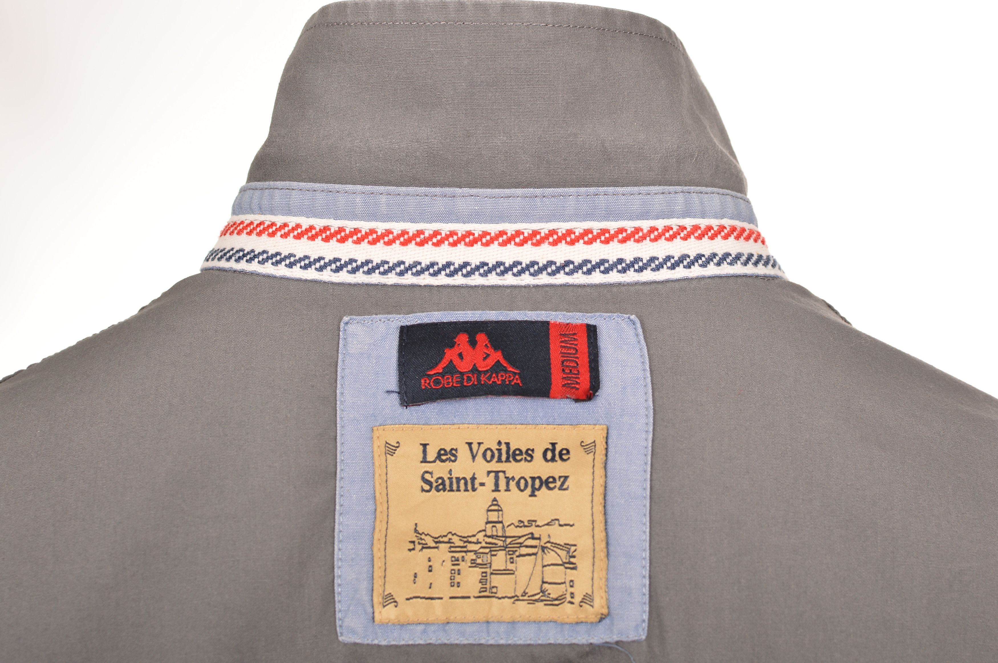 Kappa Robe Di Kappa Les Voiles De Saint-Tropez Gray Button Shirt Size US M / EU 48-50 / 2 - 7 Thumbnail