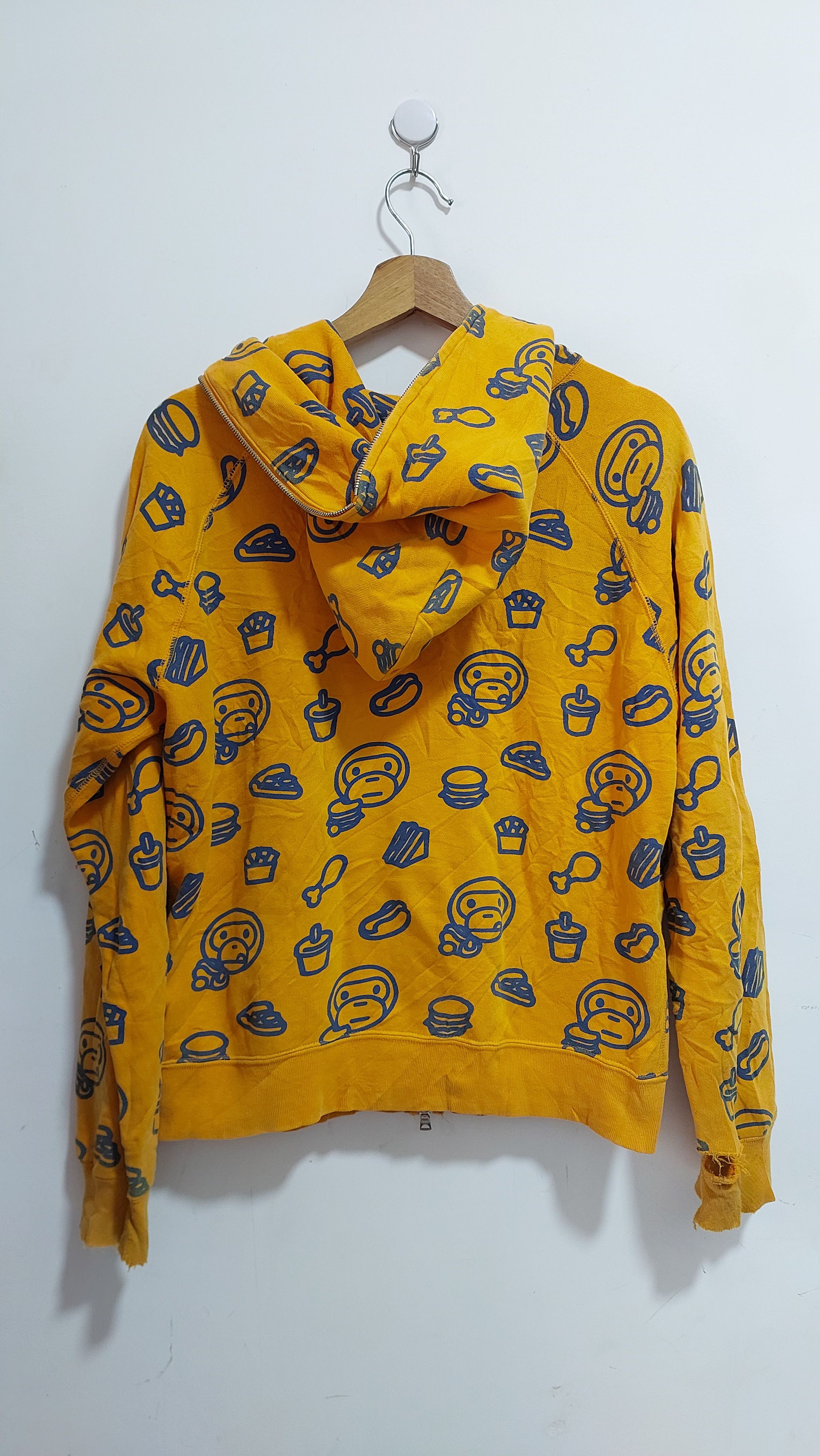 Bape BABY MILO A BATHING APE BAPE HOODIE FULL ZIPPER Size S / US 4 / IT 40 - 2 Thumbnail