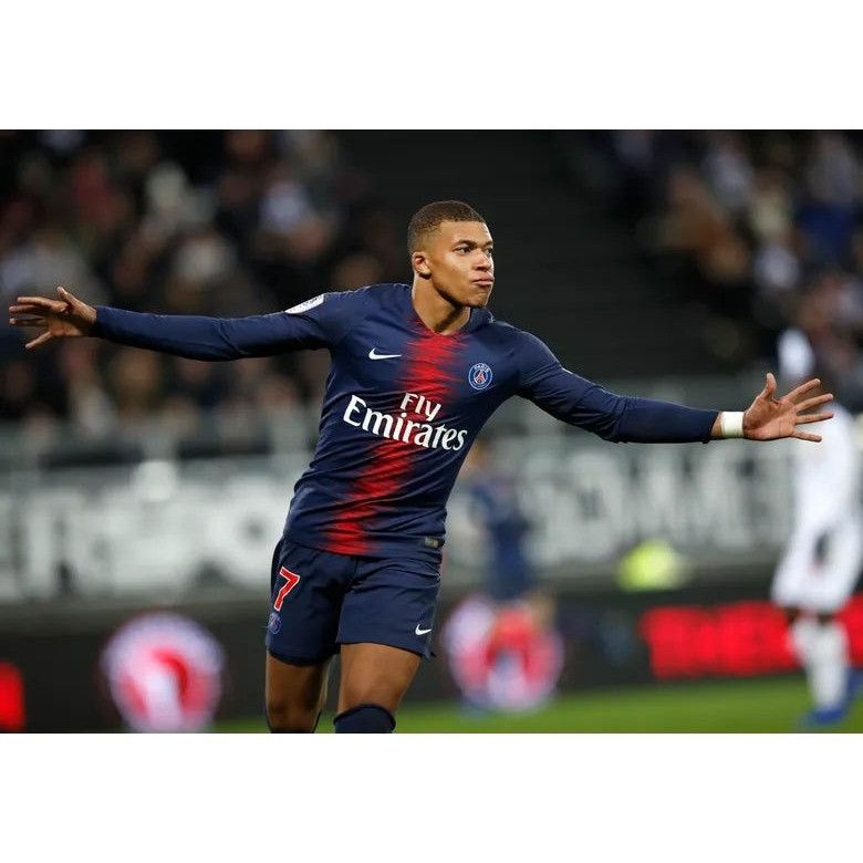 Nike Mbappe Psg PLAYER ISSUE 2018 2019 Soccer Jersey M Size US M / EU 48-50 / 2 - 10 Thumbnail