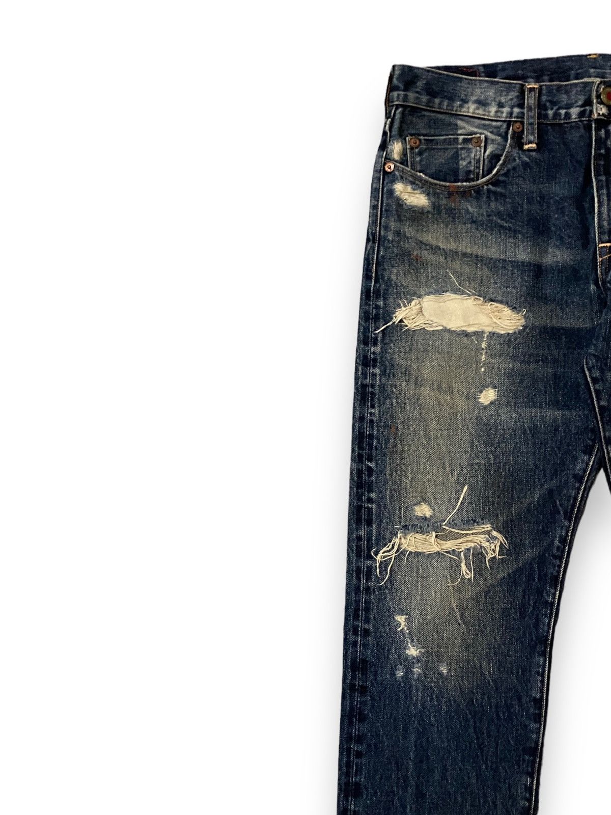 If Six Was Nine × Japanese Brand × Le Grande Bleu (L.G.B.) Rna Slang Inc Japan Selvedge Dirty Mud Washed Wax Pocket Size US 30 / EU 46 - 5 Thumbnail