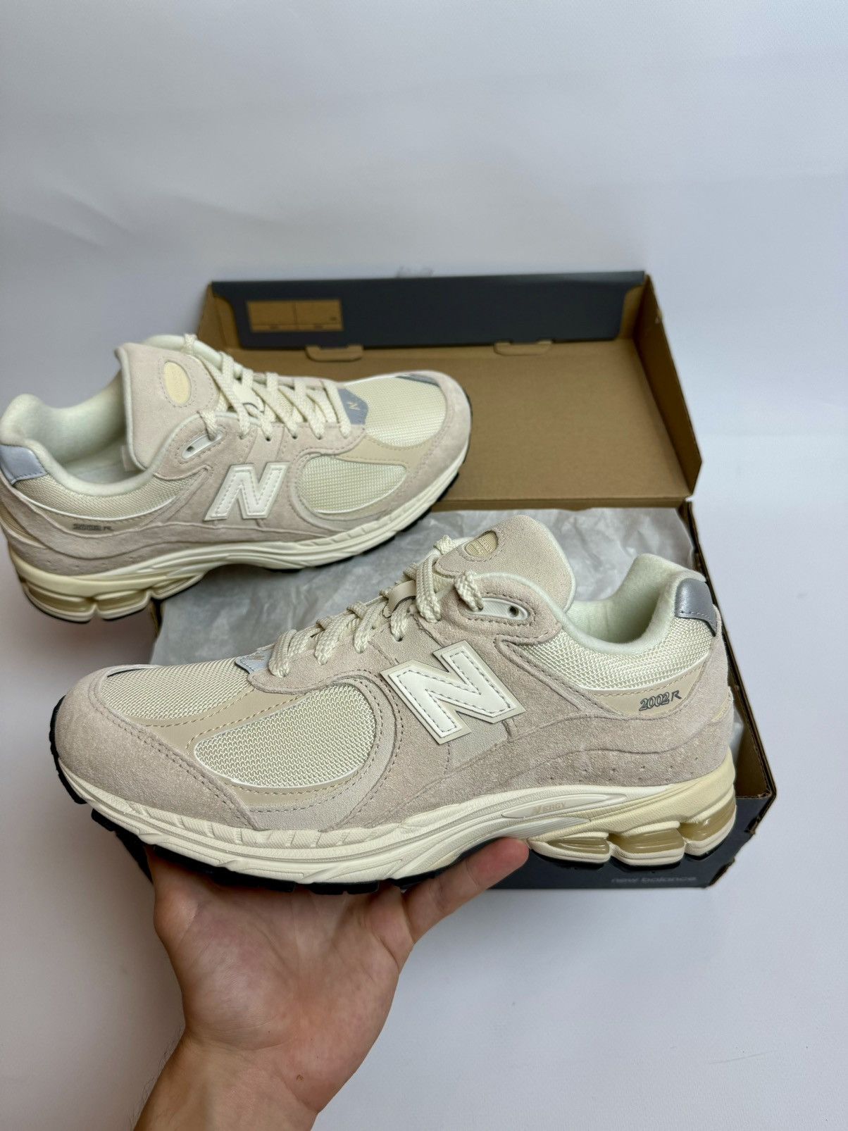 New Balance DS New Balance 2002R Beige M2002RCC Size US 8.5 / EU 41-42 - 1 Thumbnail