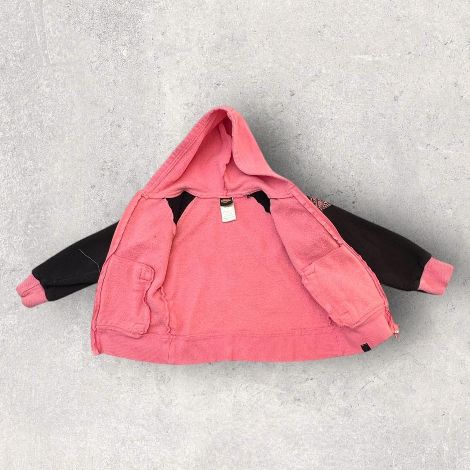 Harley Davidson Kids Pink Harley Davidson baby zip up hoodie Size M / US 6-8 / IT 42-44 - 7 Thumbnail