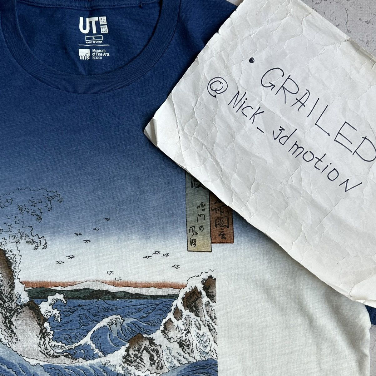 Japanese Brand × Uniqlo Uniqlo x MFA Graphic Tee Size US L / EU 52-54 / 3 - 7 Thumbnail