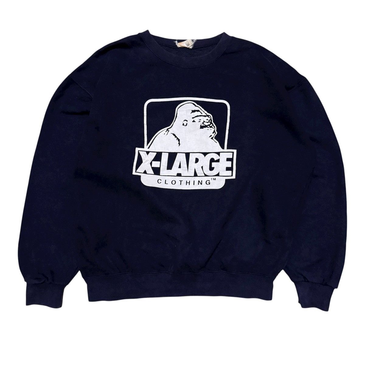 X-LARGE Vintage 90s X Large Big Logo Sweatshirt Size US M / EU 48-50 / 2 - 1 Thumbnail