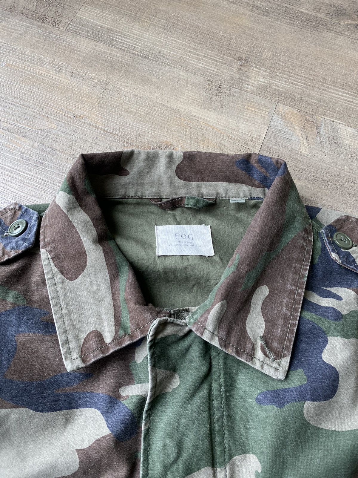 FOG × Fear of God Vintage Fear of God FOG FW15-16 Camouflage Light Jacket Size US M / EU 48-50 / 2 - 2 Thumbnail