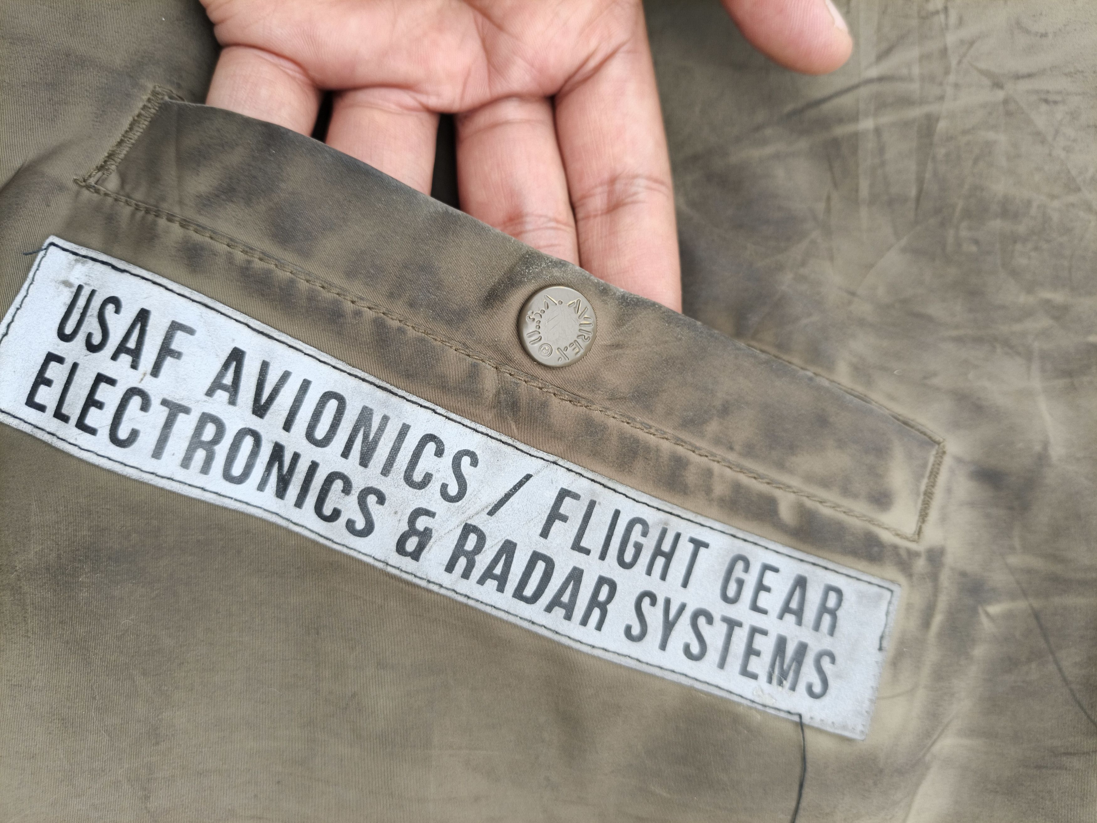 Avirex Avirex NYANG US Air Force Distressed Bomber Jacket Size US XXL / EU 58 / 5 - 8 Thumbnail