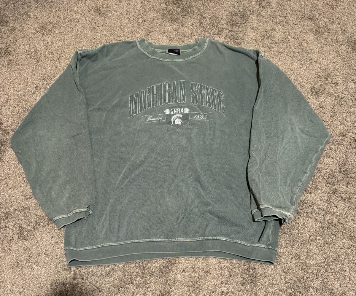 Vintage Michigan State Sweatshirt Size US M / EU 48-50 / 2 - 1 Thumbnail