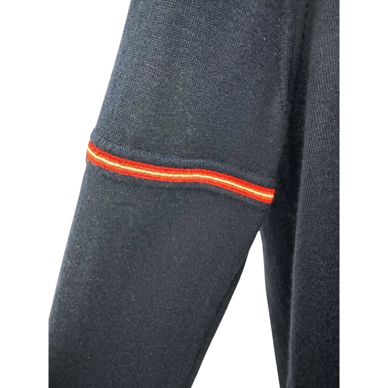 Chanel Chanel Navy CashmereCC Logo Jumper Sz.40 Size M / US 6-8 / IT 42-44 - 5 Thumbnail