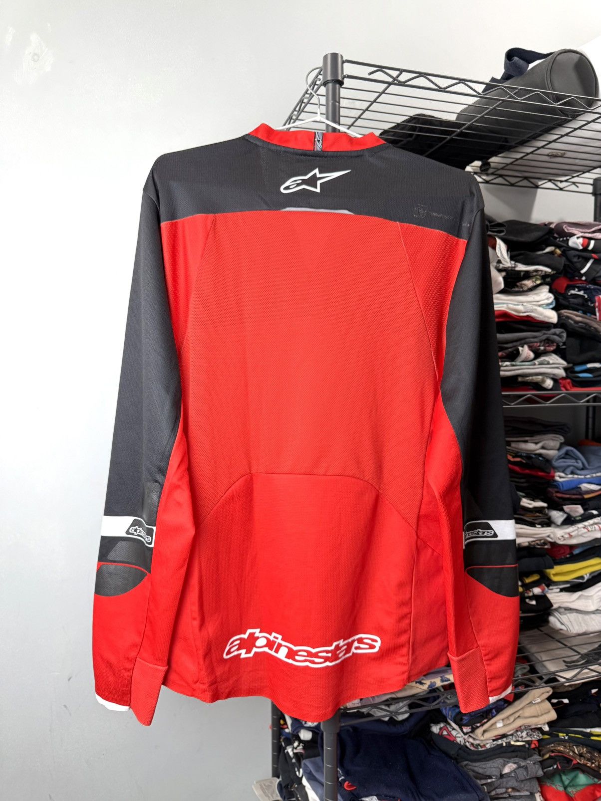 Alpinestars Vintage Alpinestars Motocross Longsleeve Racing Monster Moto Size US L / EU 52-54 / 3 - 2 Thumbnail