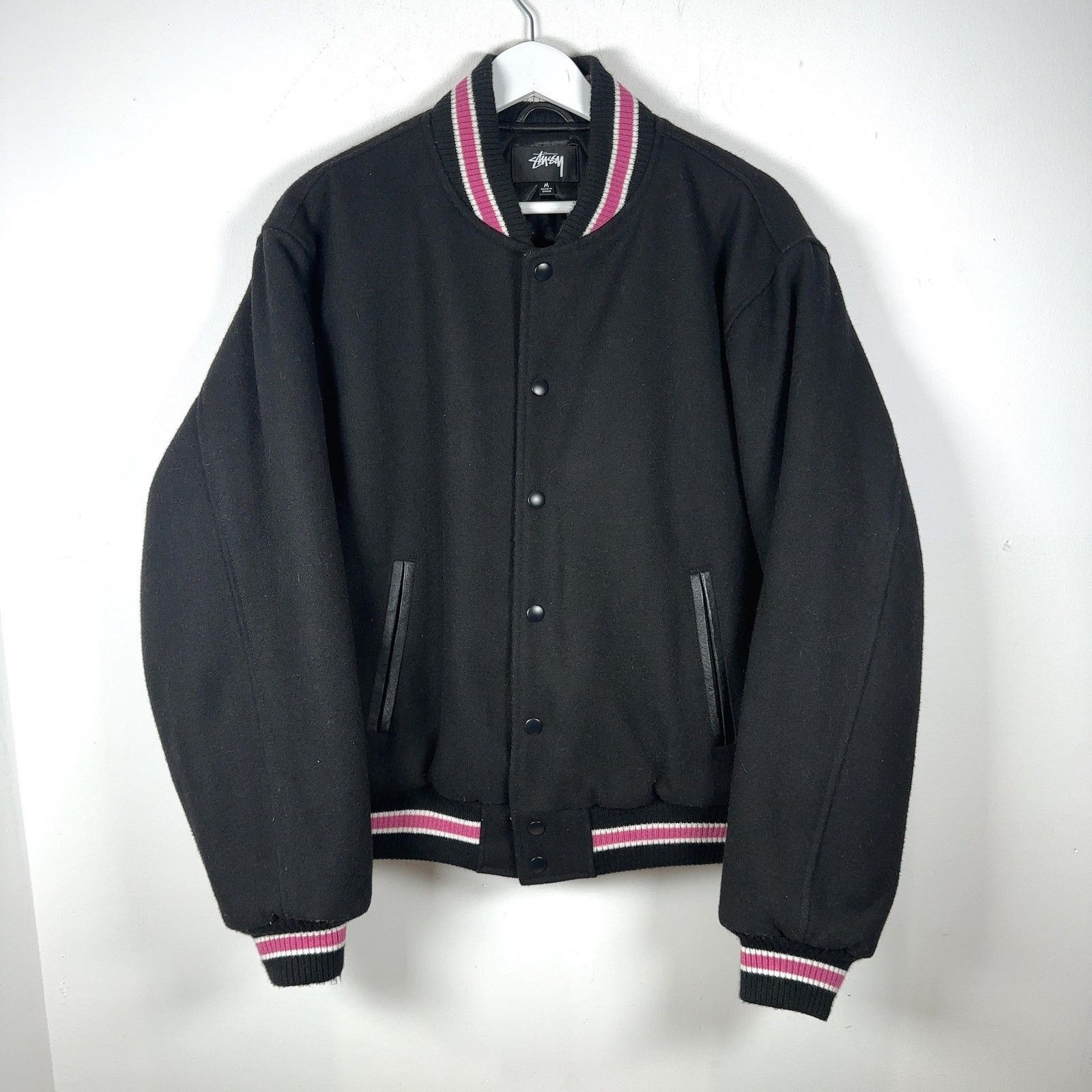 Nike × Stussy Nike x Stüssy Striped Wool Jacket | Grailed