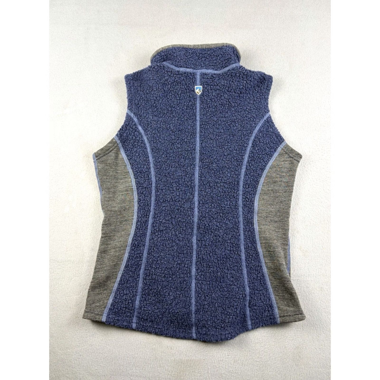 Vintage Kuhl Vest Womens M Blue Gray Full Zip Sherpa Outer Shell Polyester Outdoor Winter Fall Spring Size M / US 6-8 / IT 42-44 - 4 Thumbnail