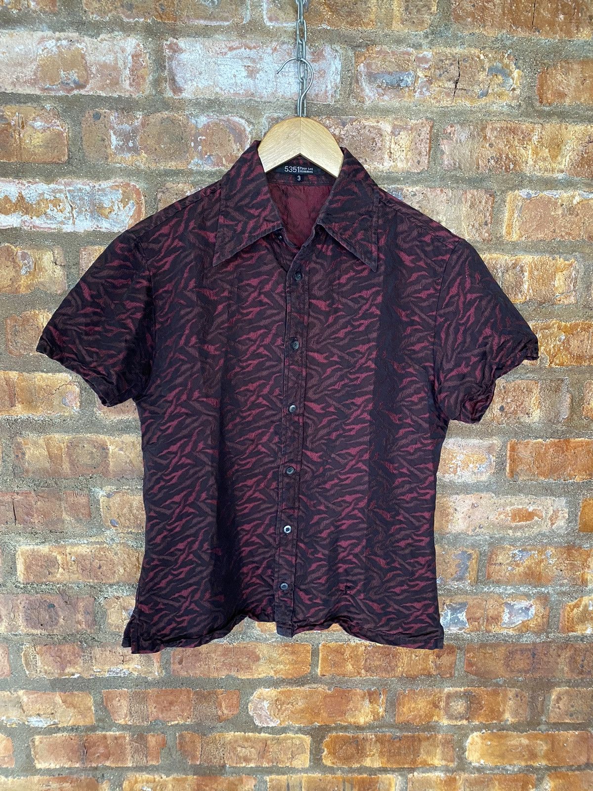 5351 POUR LES HOMMES 1990s 5351 Pour Les Hommes Tiger Stripe Size US M / EU 48-50 / 2 - 2 Thumbnail