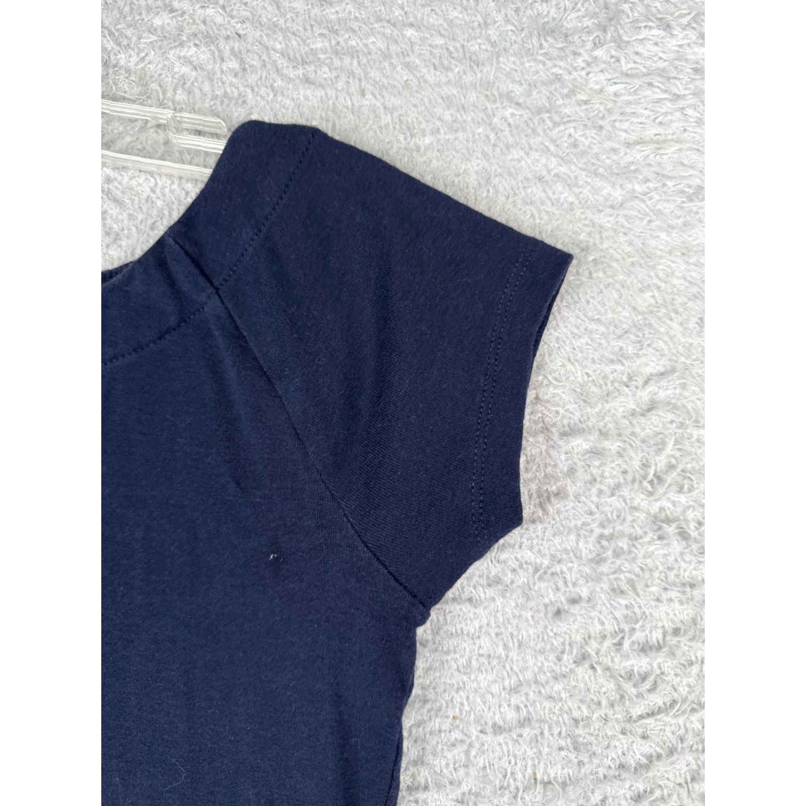 Ralph Lauren Lauren Ralph Lauren Shirt Juniors Medium Blue Cotton Short Sleeve Round Nec READ Size M / US 6-8 / IT 42-44 - 2 Thumbnail