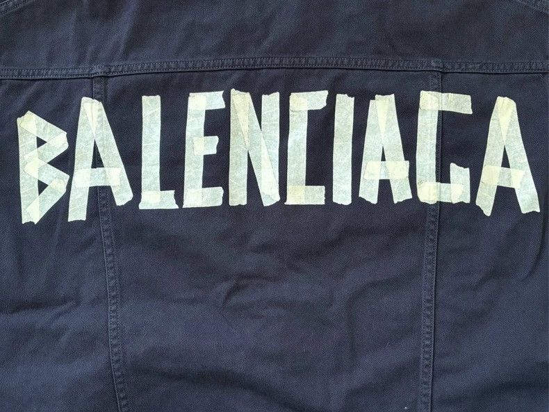 Balenciaga Balenciaga Duct Jean Jacket Jacket Size US S / EU 44-46 / 1 - 2 Thumbnail