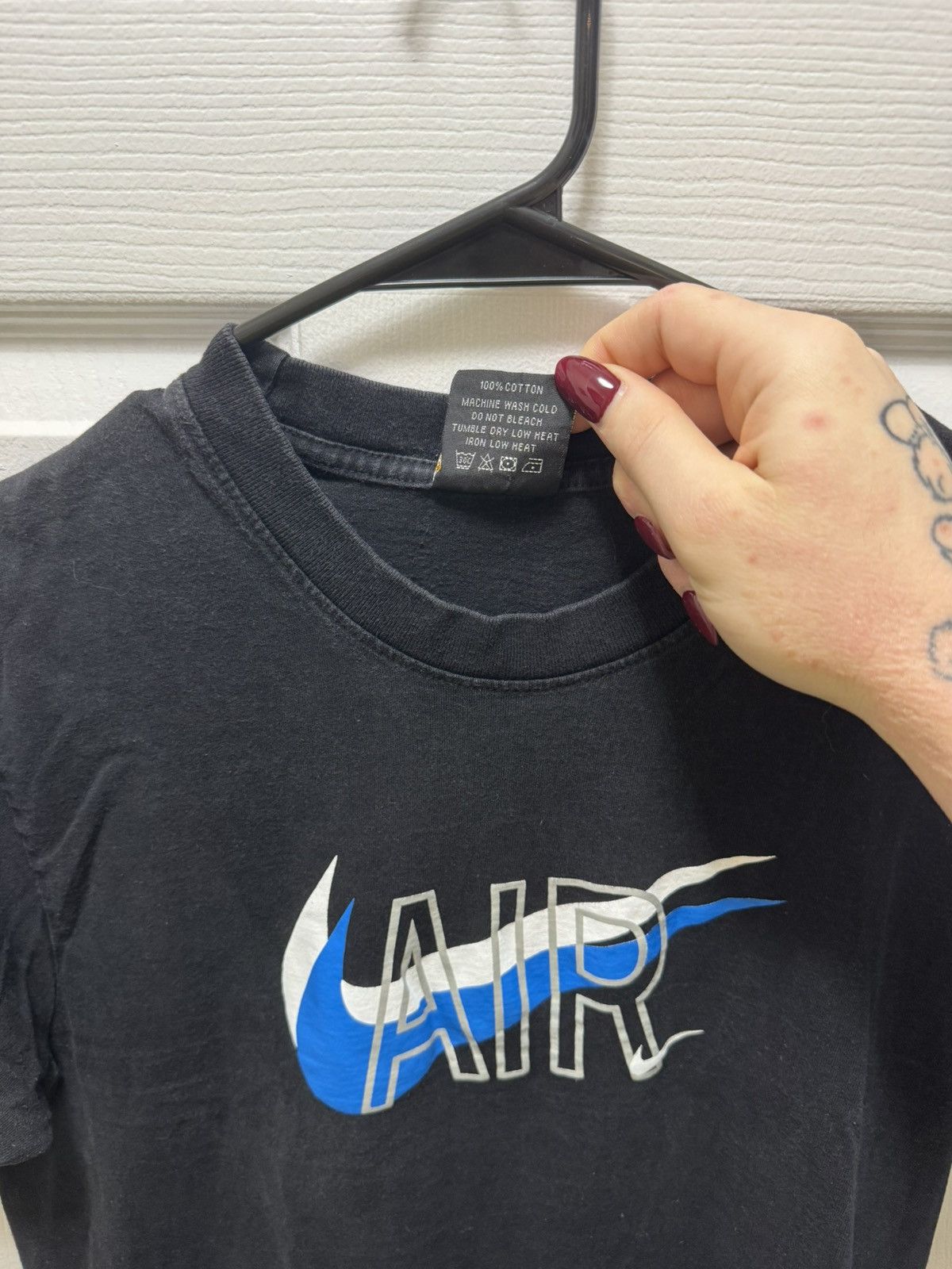 Nike Nike Double Swoosh Vintage Bootleg AT Good Quality RARE Size US L / EU 52-54 / 3 - 3 Thumbnail