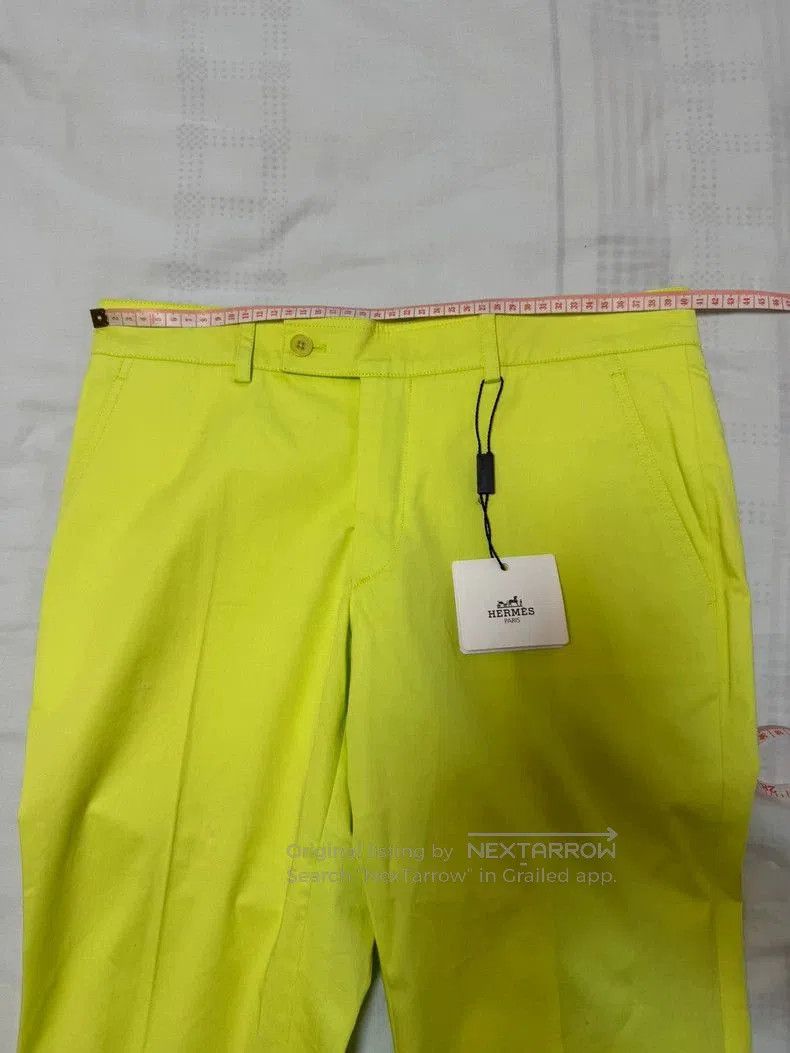 Hermes Hermes Yellow Casual Pants with Tags. Size US 38 / EU 54 - 3 Thumbnail