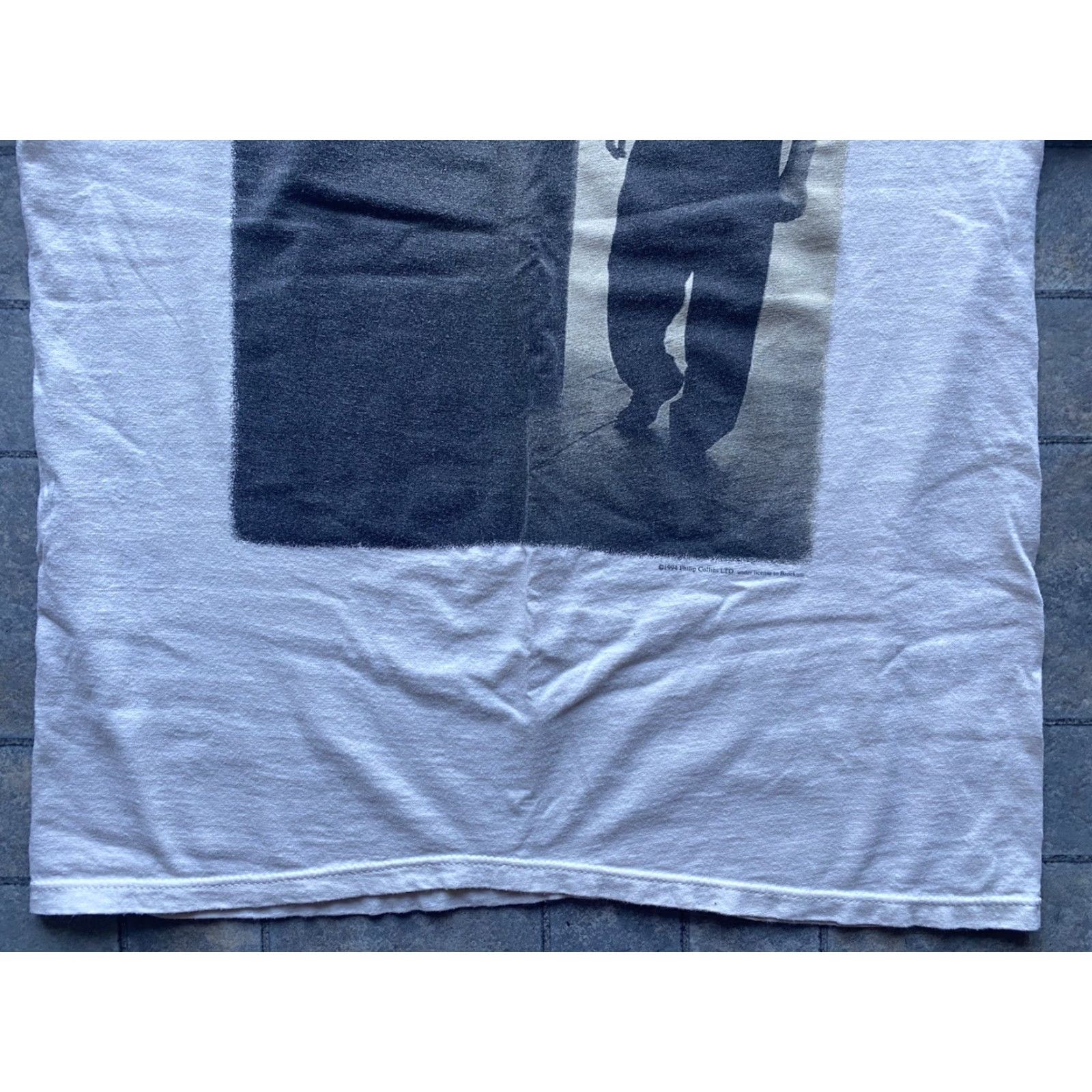 Both VINTAGE Brockum Phil Collins T Shirt 1994 World Tour White Cotton Mens L Short Sleeve Band Music 90s Shirts Men Size US L / EU 52-54 / 3 - 4 Thumbnail