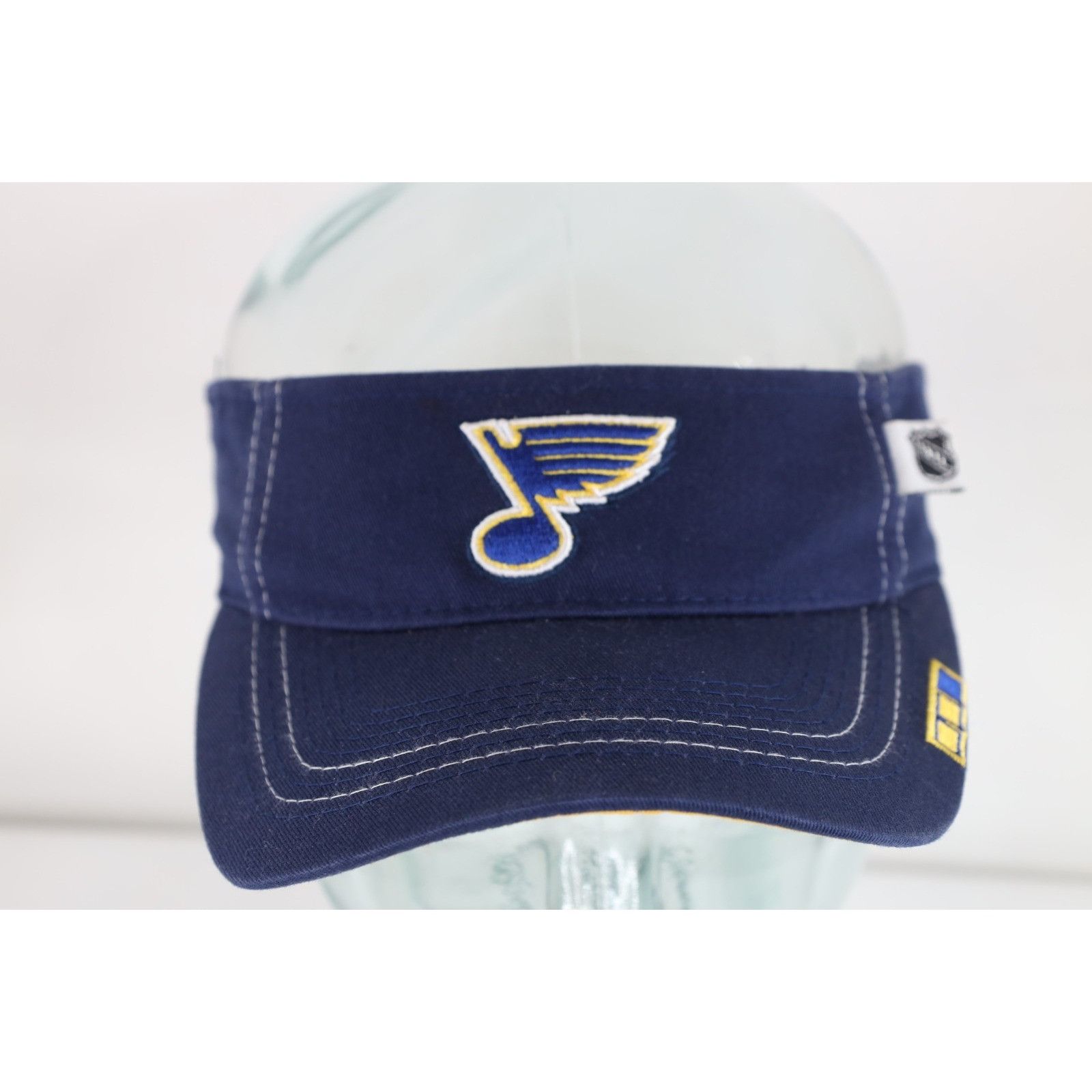 Vintage Vintage CCM Hockey Spell Out St Louis Blues Visor Hat Cap Size ONE SIZE - 2 Thumbnail